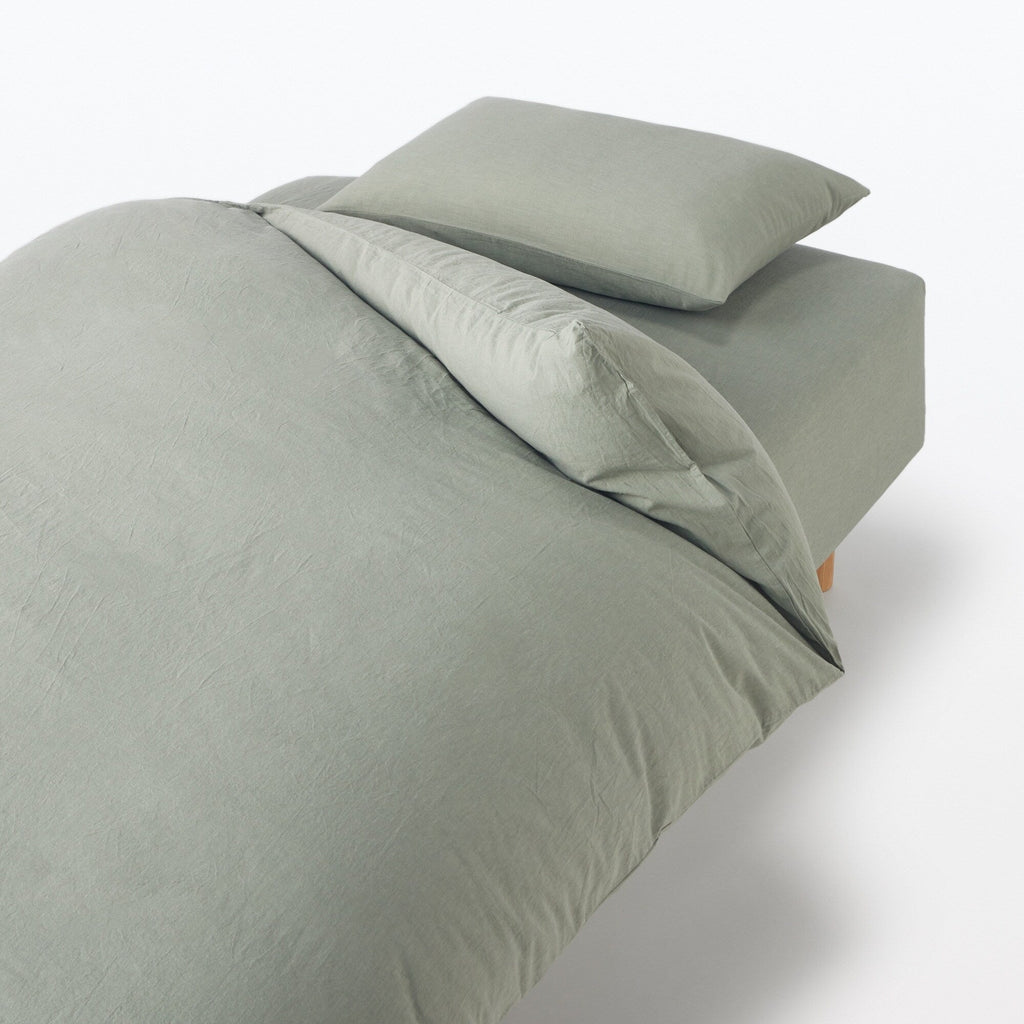 Washed Cotton Fitted Sheet