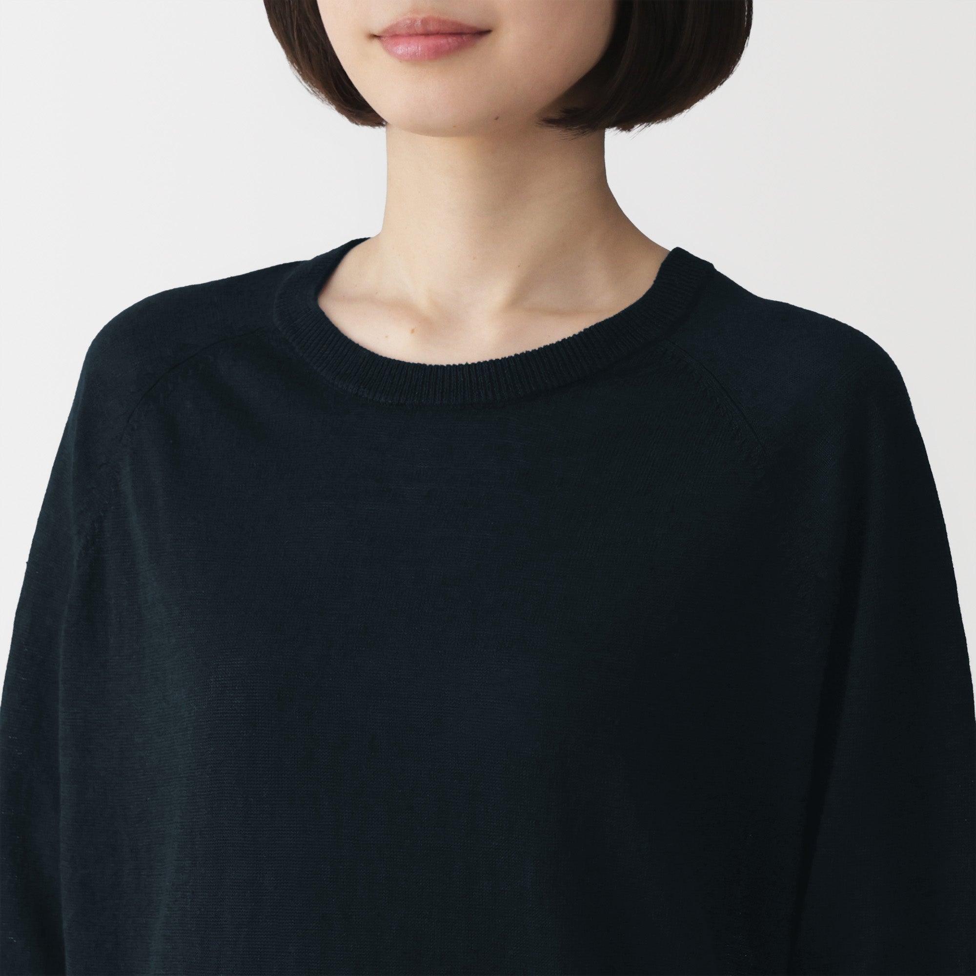 Linen Half Sleeve Sweater