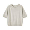 Linen Half Sleeve Sweater