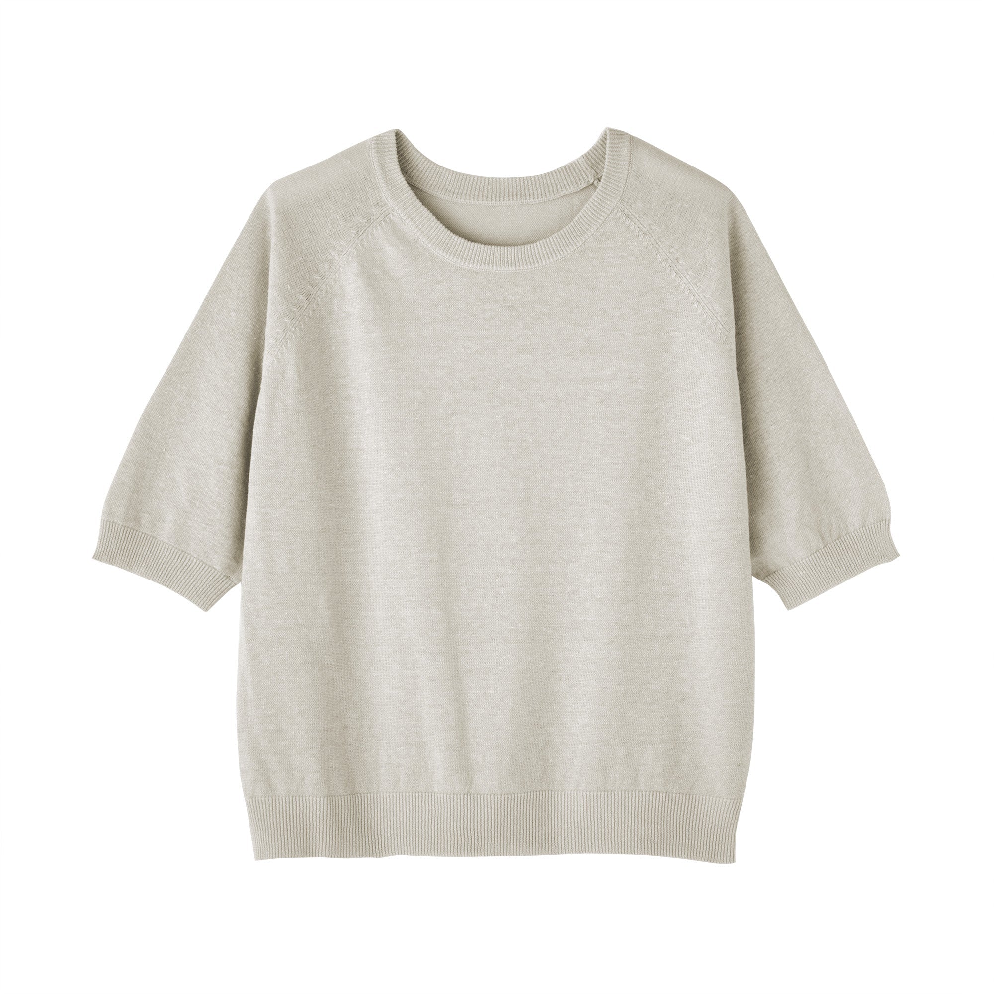Linen Half Sleeve Sweater