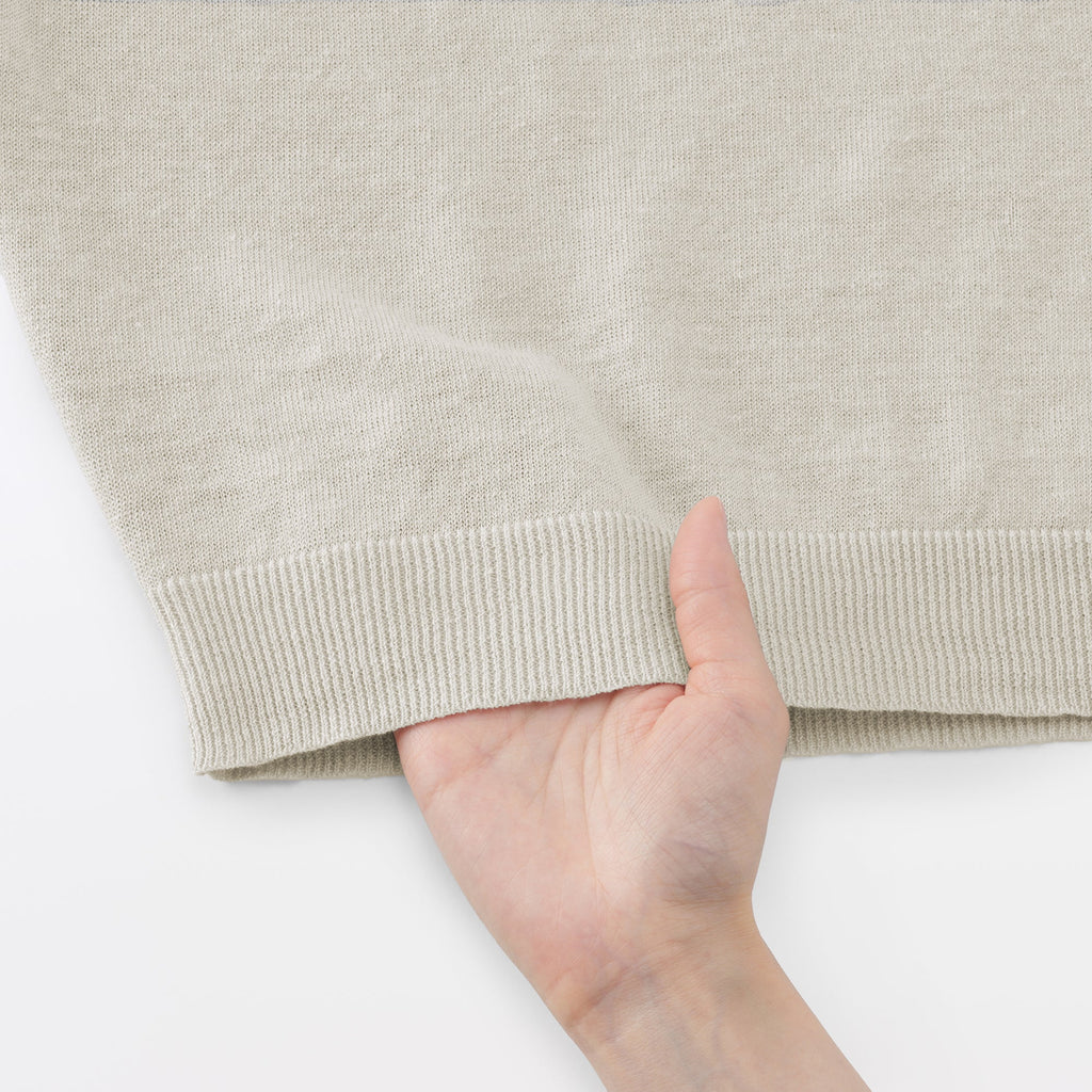 Linen Half Sleeve Sweater