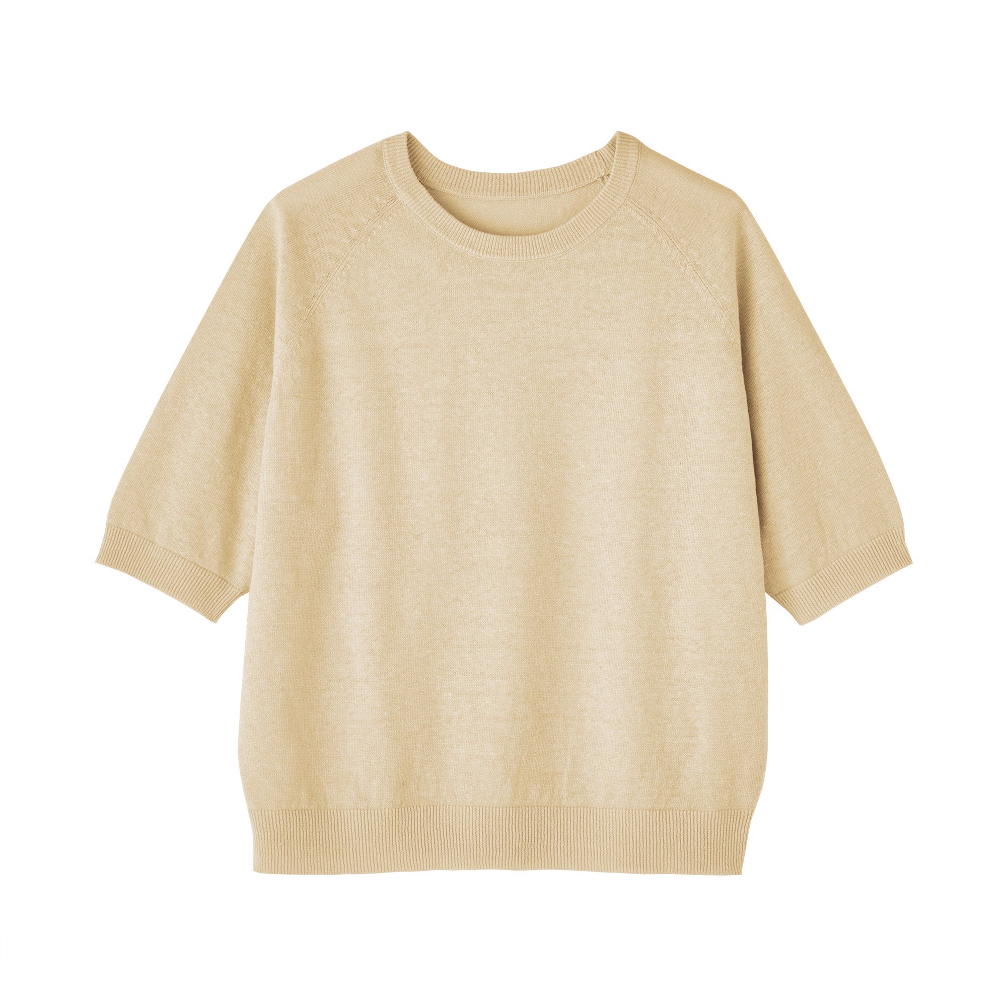 Linen Half Sleeve Sweater