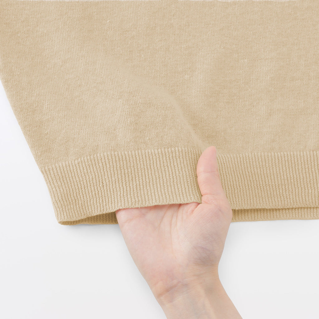 Linen Half Sleeve Sweater