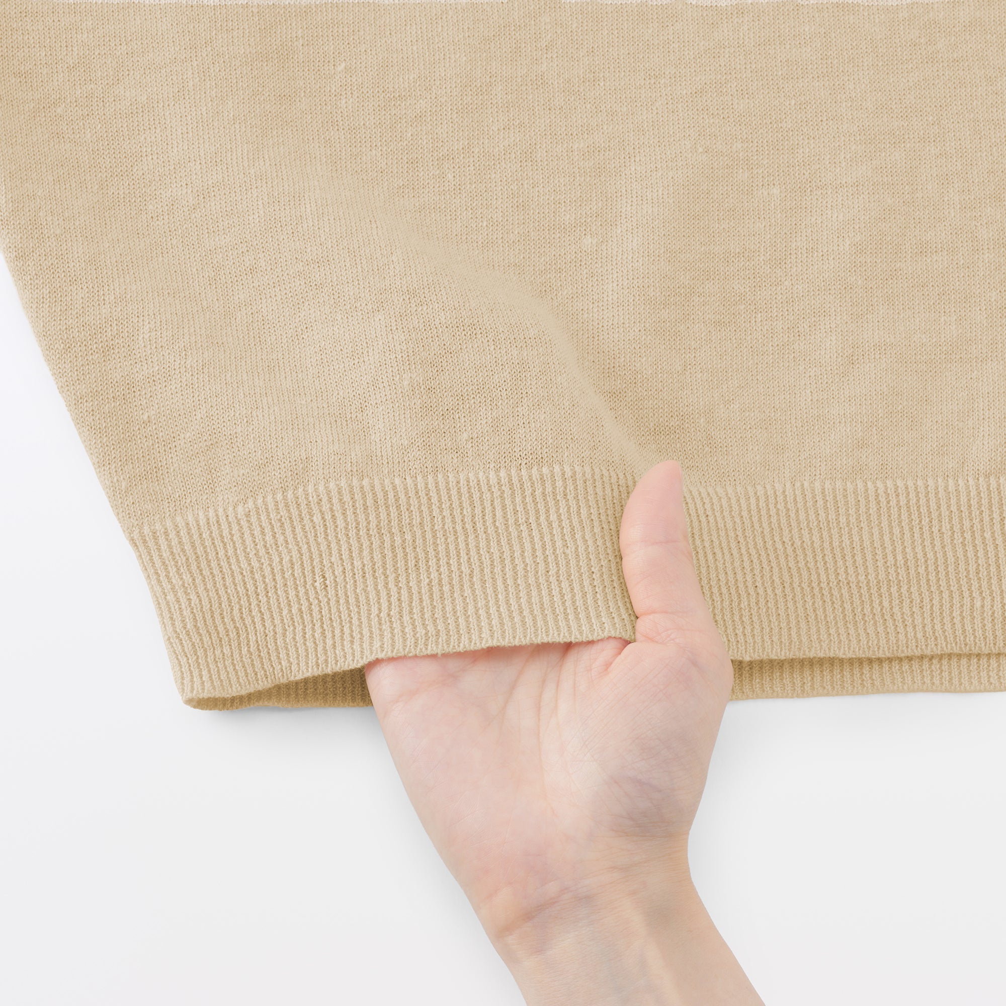 Linen Half Sleeve Sweater
