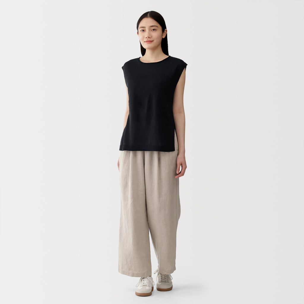 Linen Sleeveless Sweater