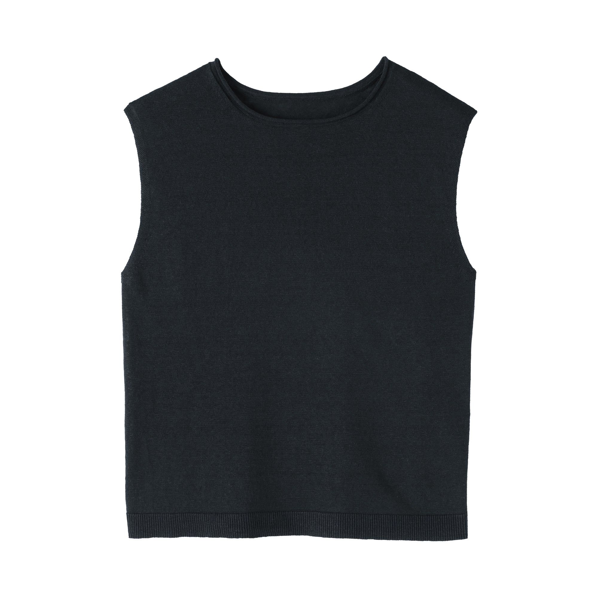 Linen Sleeveless Sweater