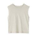 Linen Sleeveless Sweater