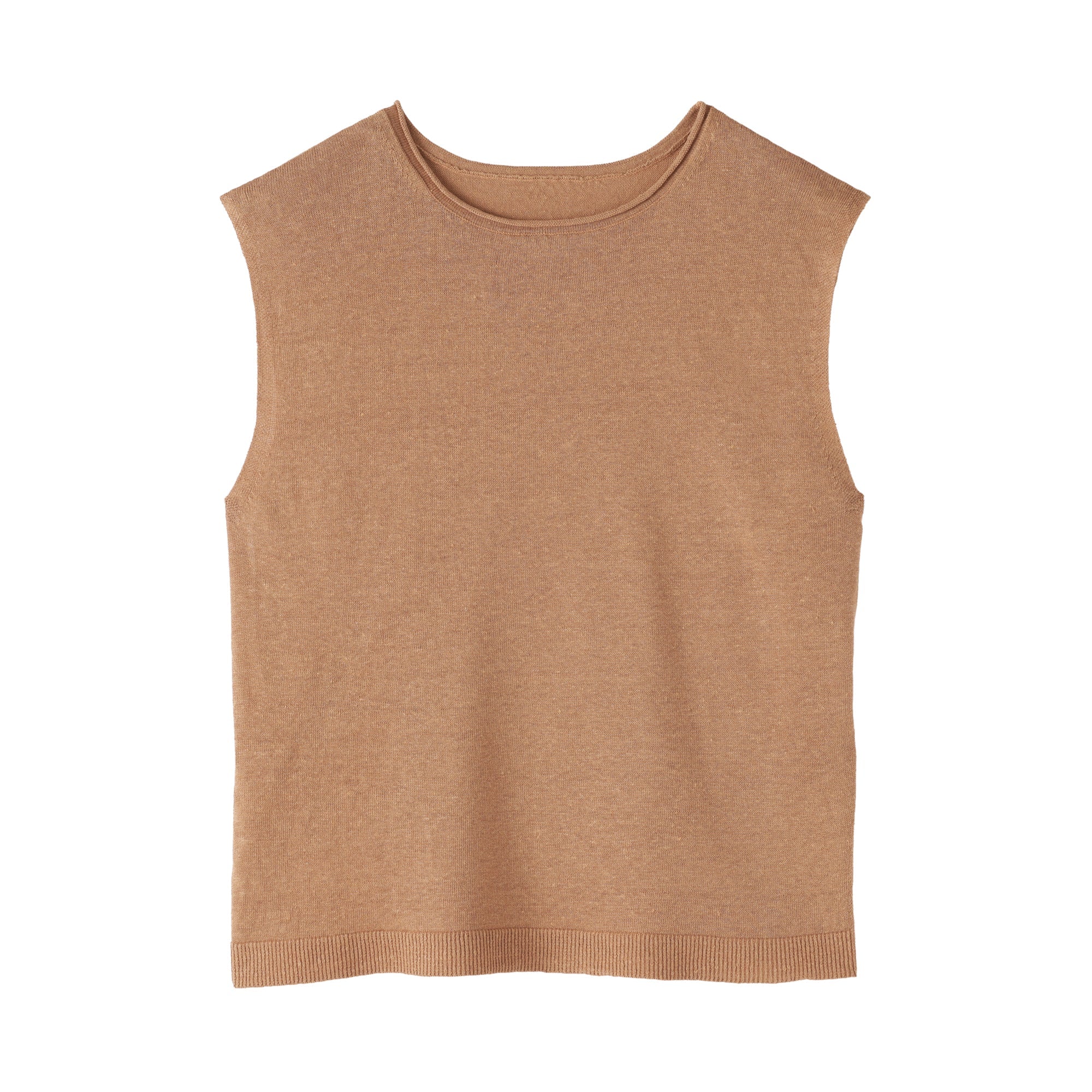 Linen Sleeveless Sweater