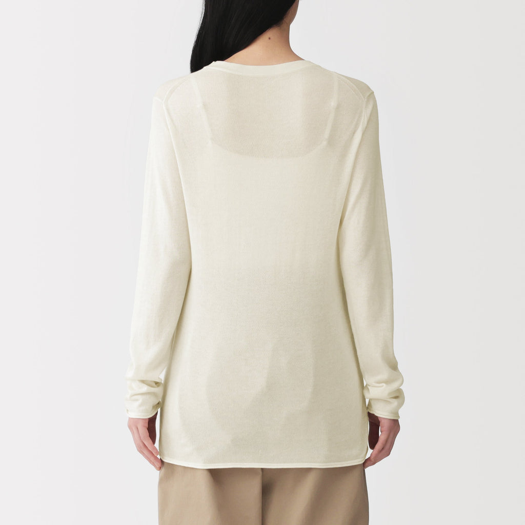 Lyocell Blend Crewneck Sweater