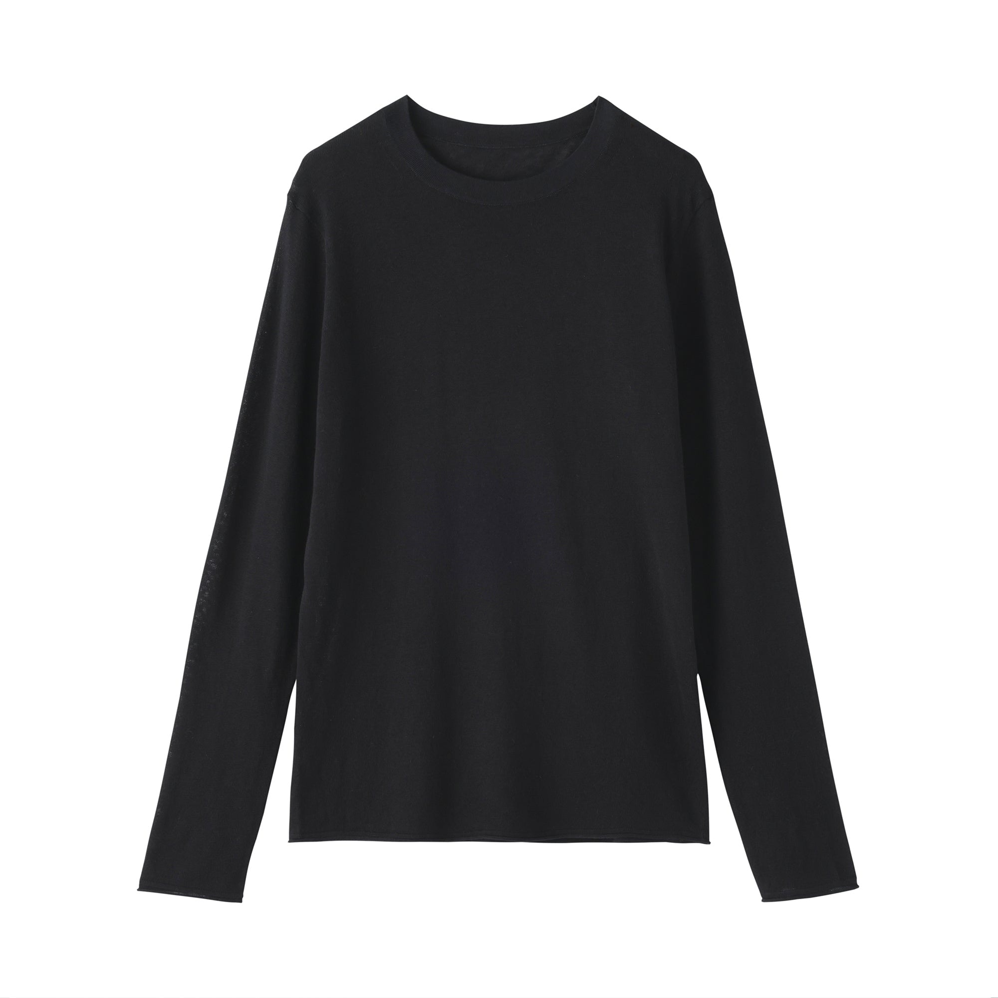 Lyocell Blend Crewneck Sweater