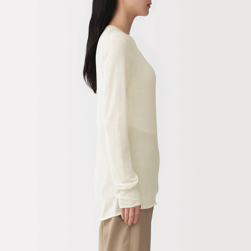Lyocell Blend Crewneck Sweater