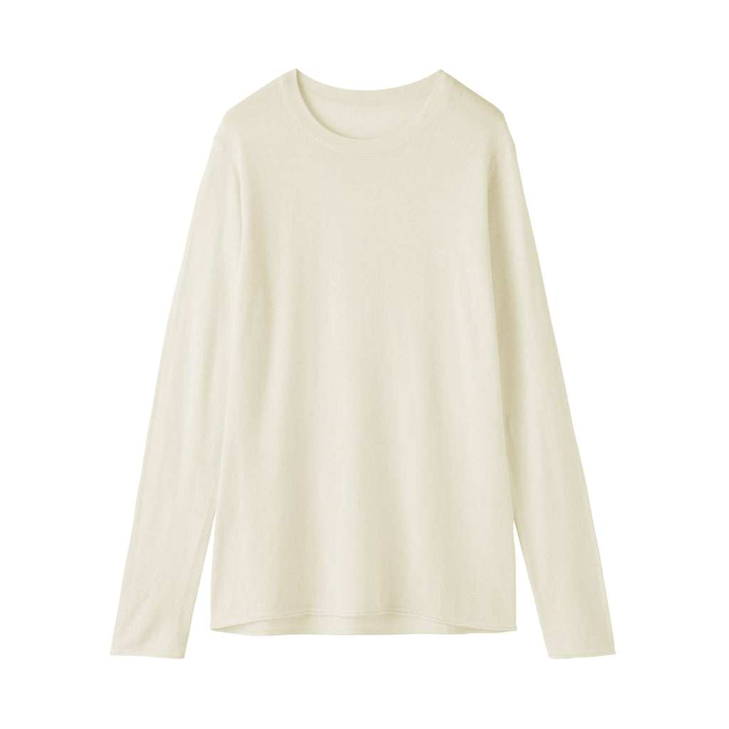 Lyocell Blend Crewneck Sweater