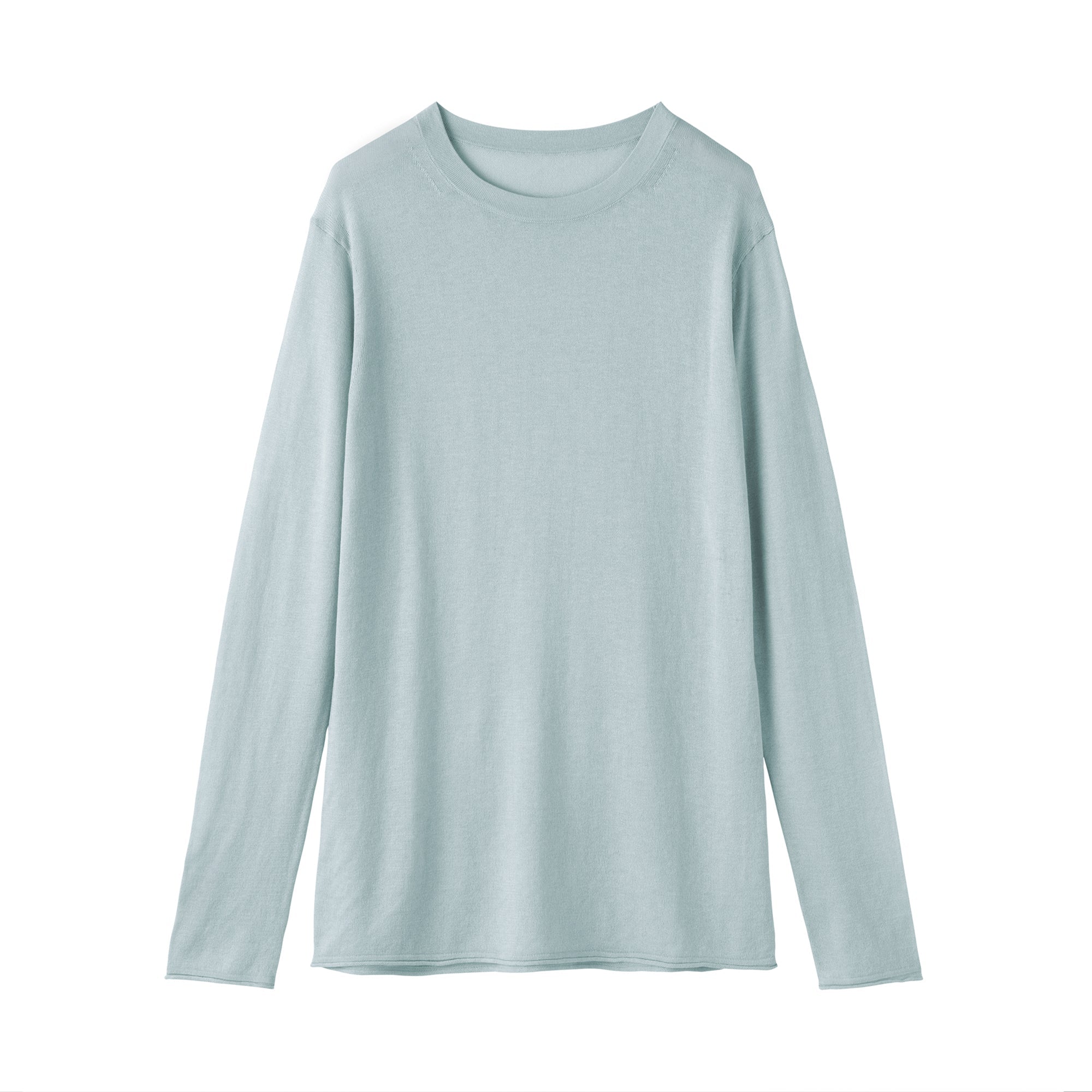 Lyocell Blend Crewneck Sweater