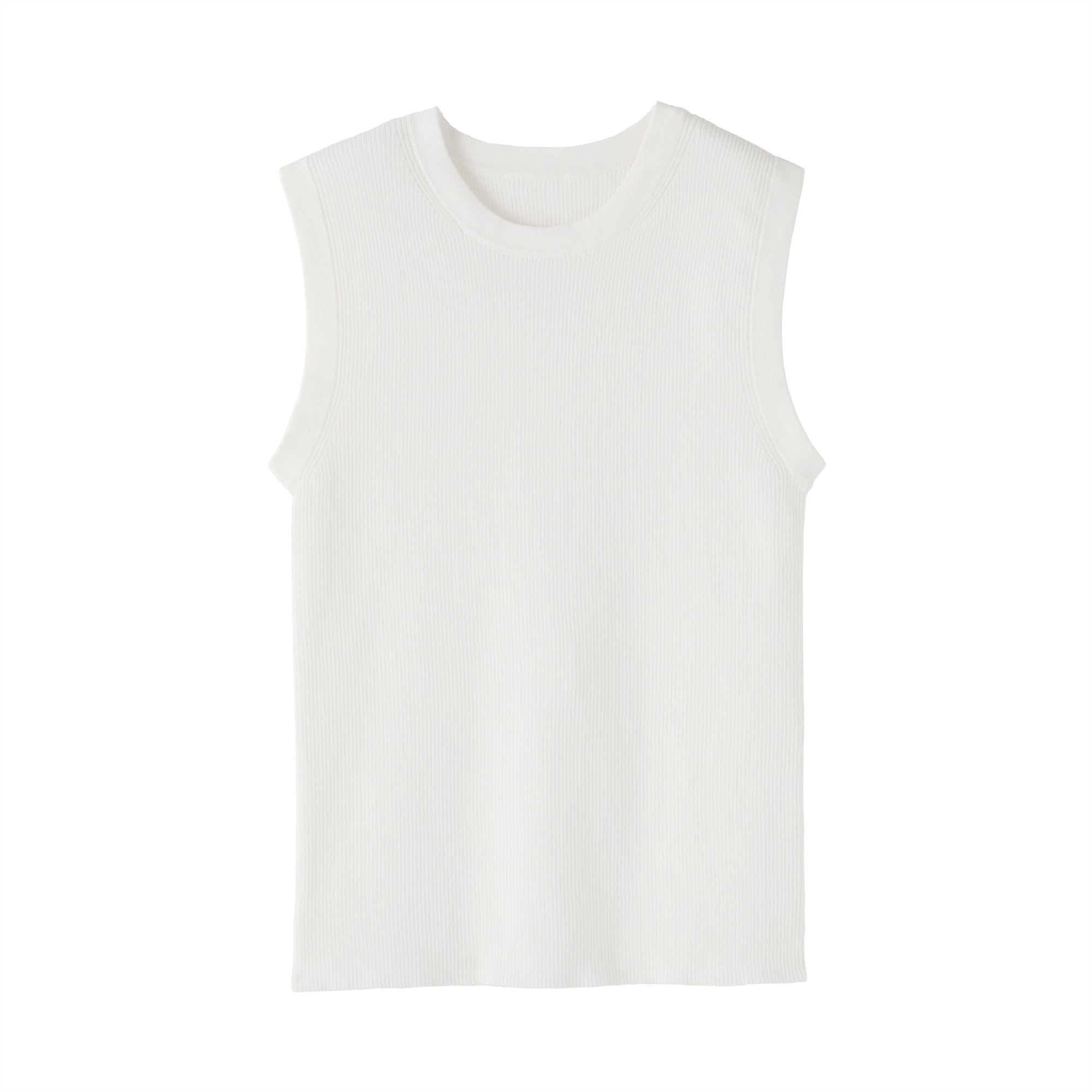 Light Knit Sleeveless Sweater