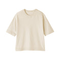 High-Twist Cotton Half Sleeve Sweater