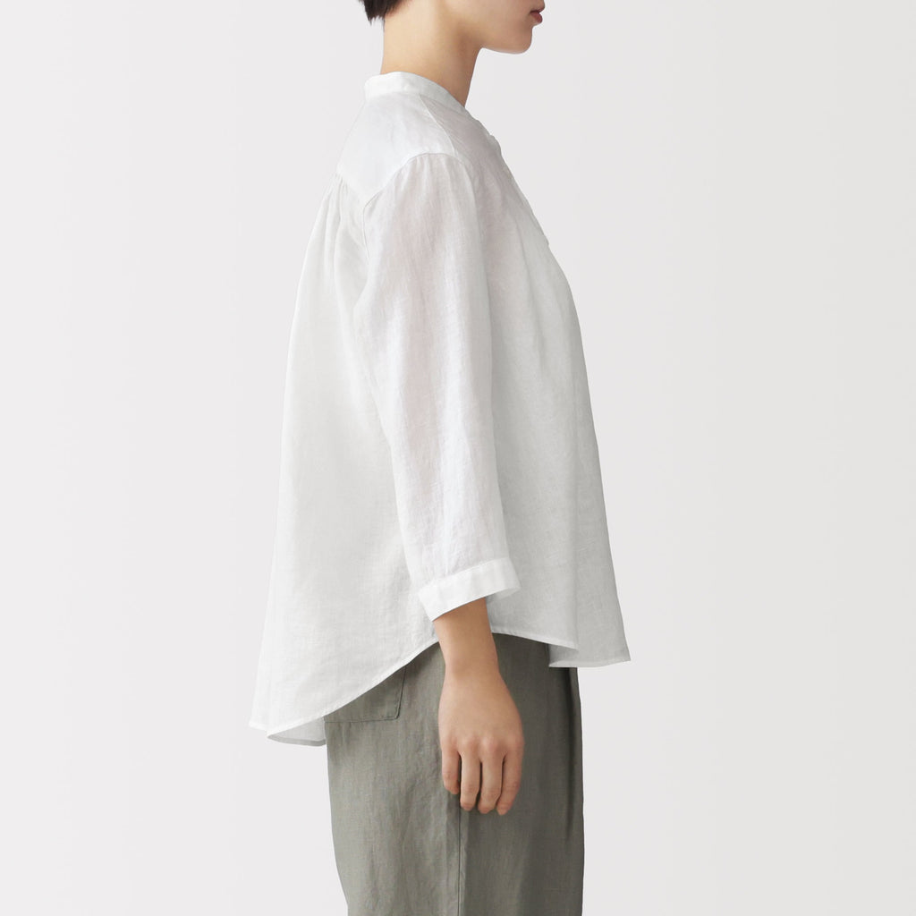 Linen 3/4 Sleeve Blouse