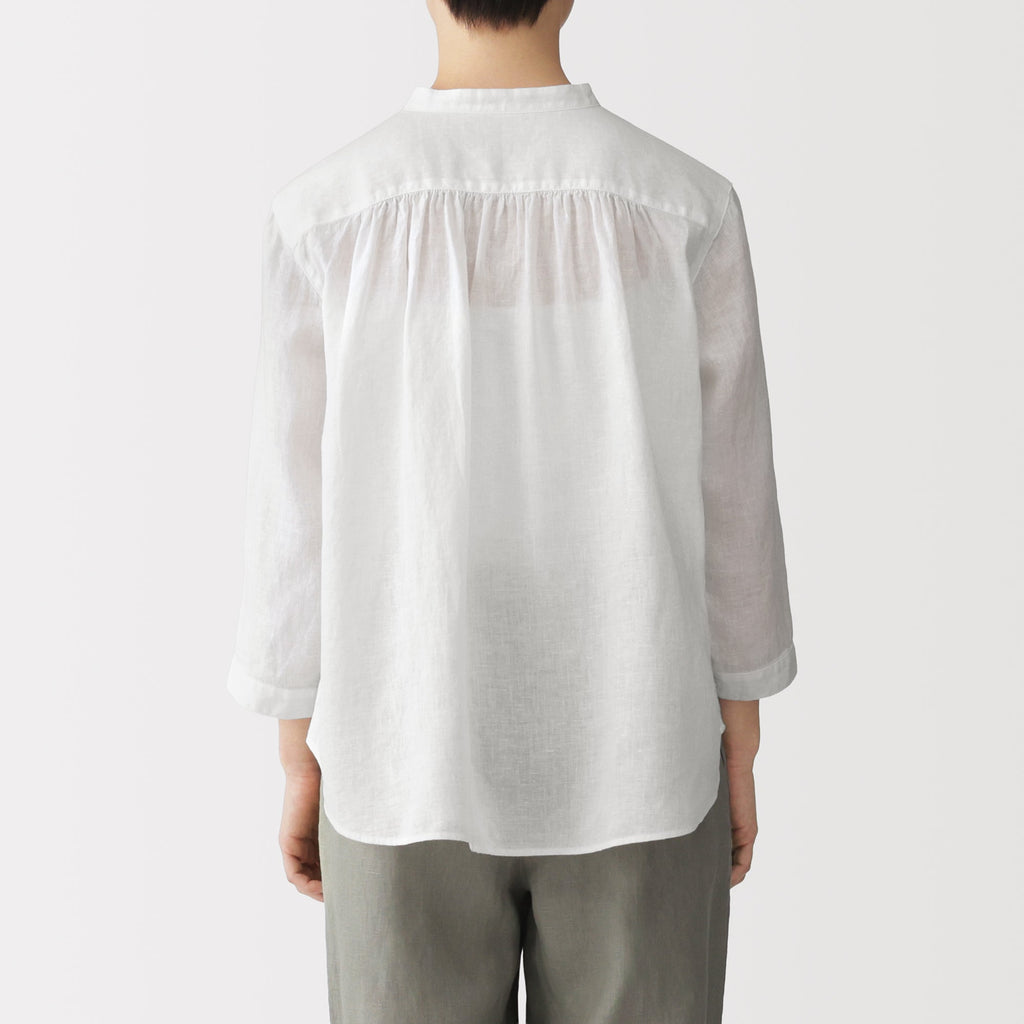 Linen 3/4 Sleeve Blouse