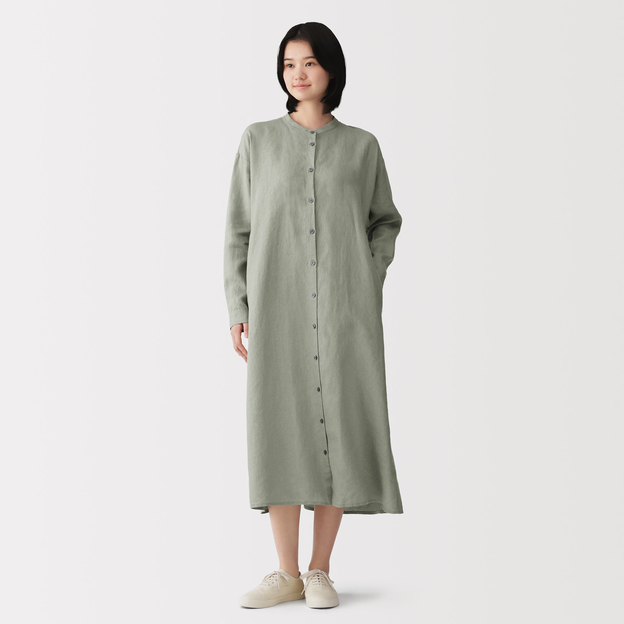 Linen Shirt Dress