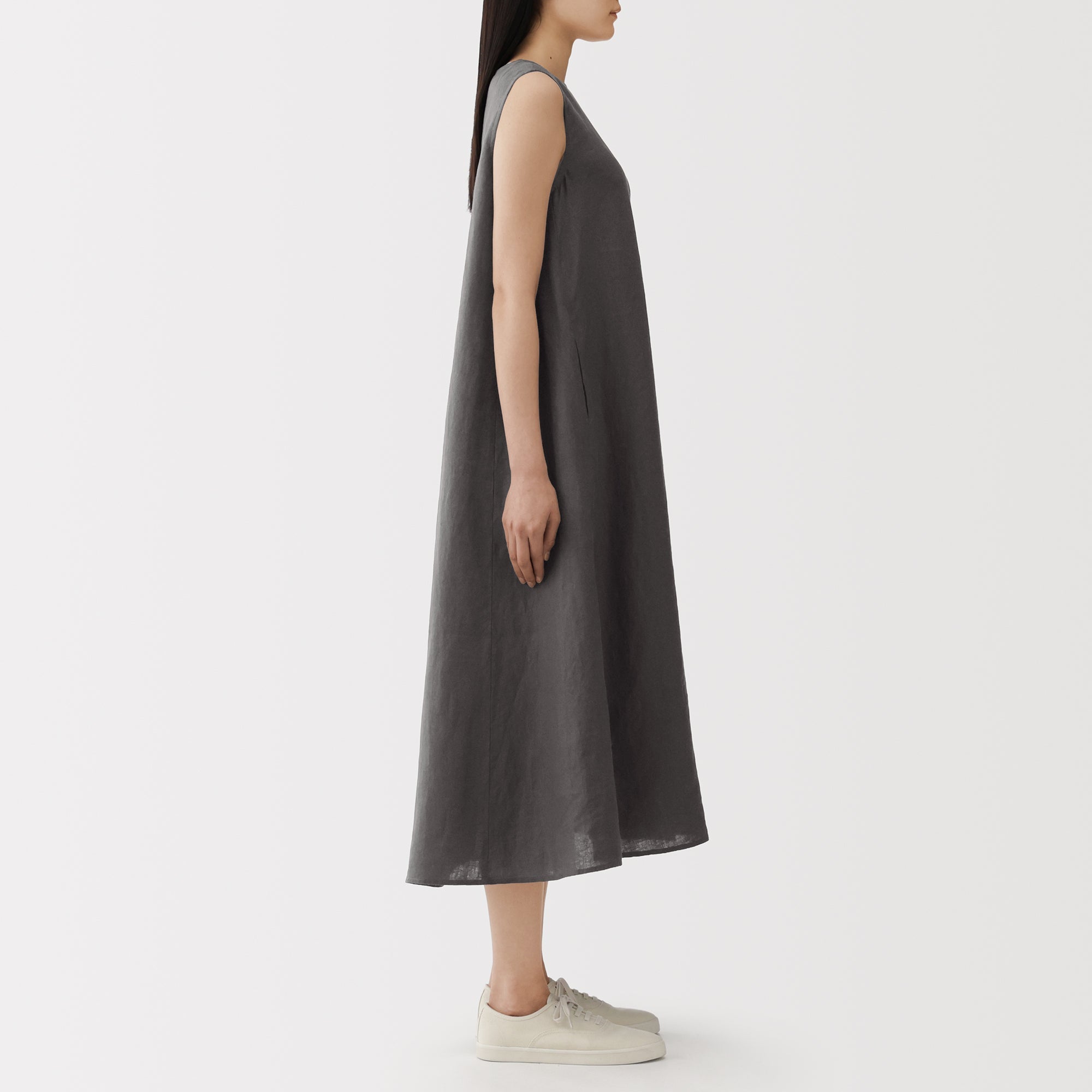 Linen Sleeveless Dress