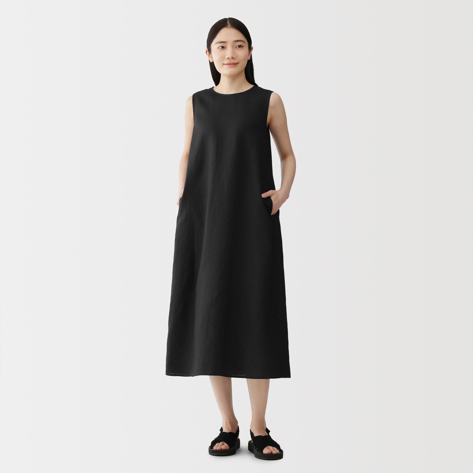 Linen Sleeveless Dress