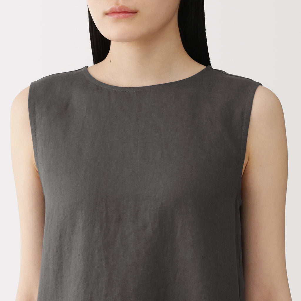 Linen Sleeveless Dress