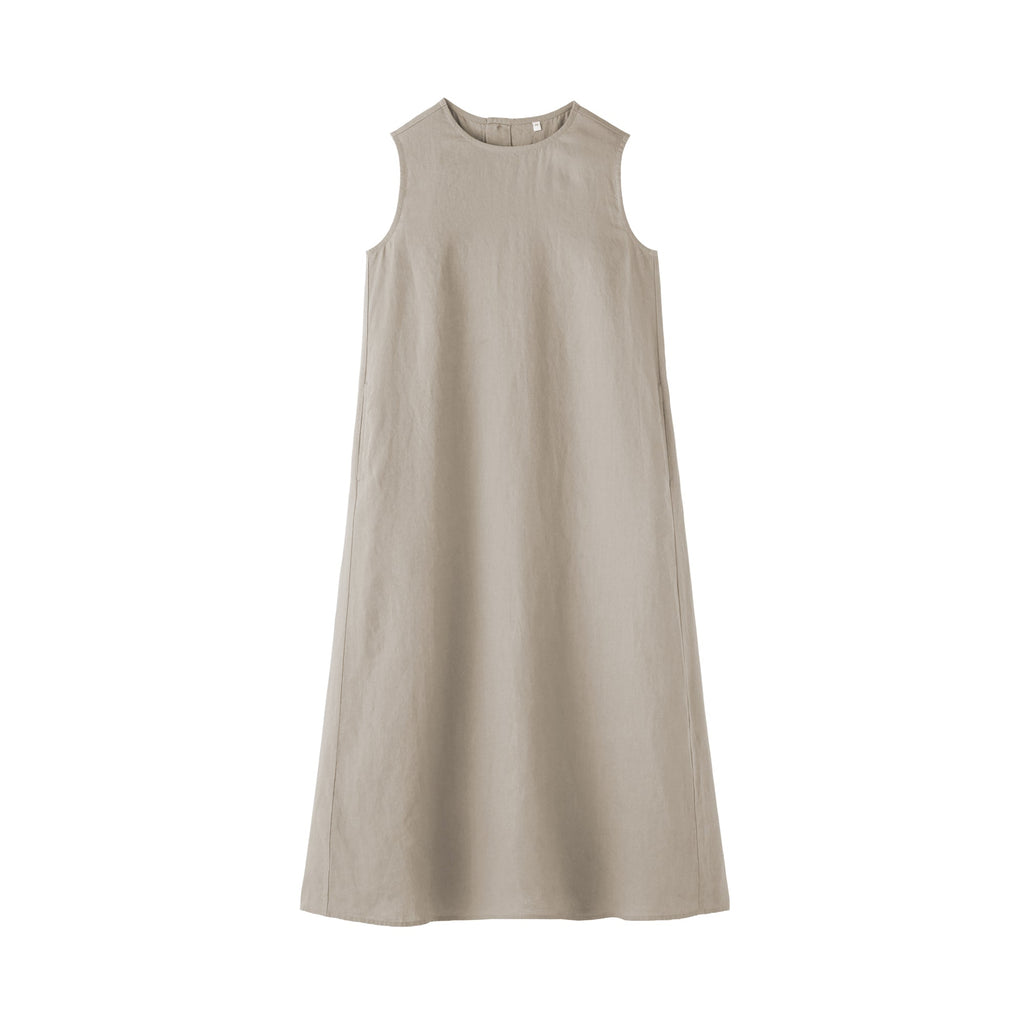 Linen Sleeveless Dress