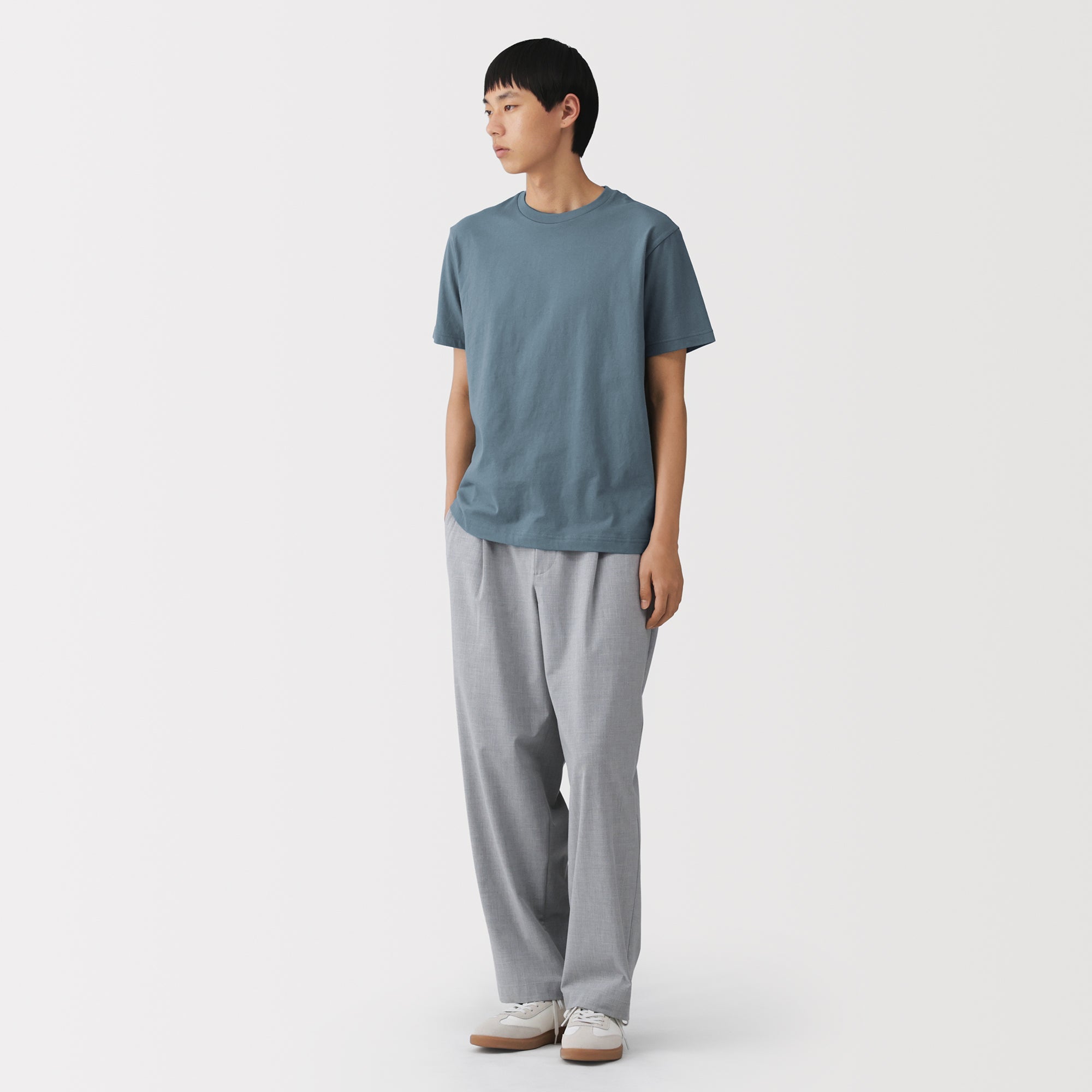 Cotton Jersey Crewneck T-Shirt