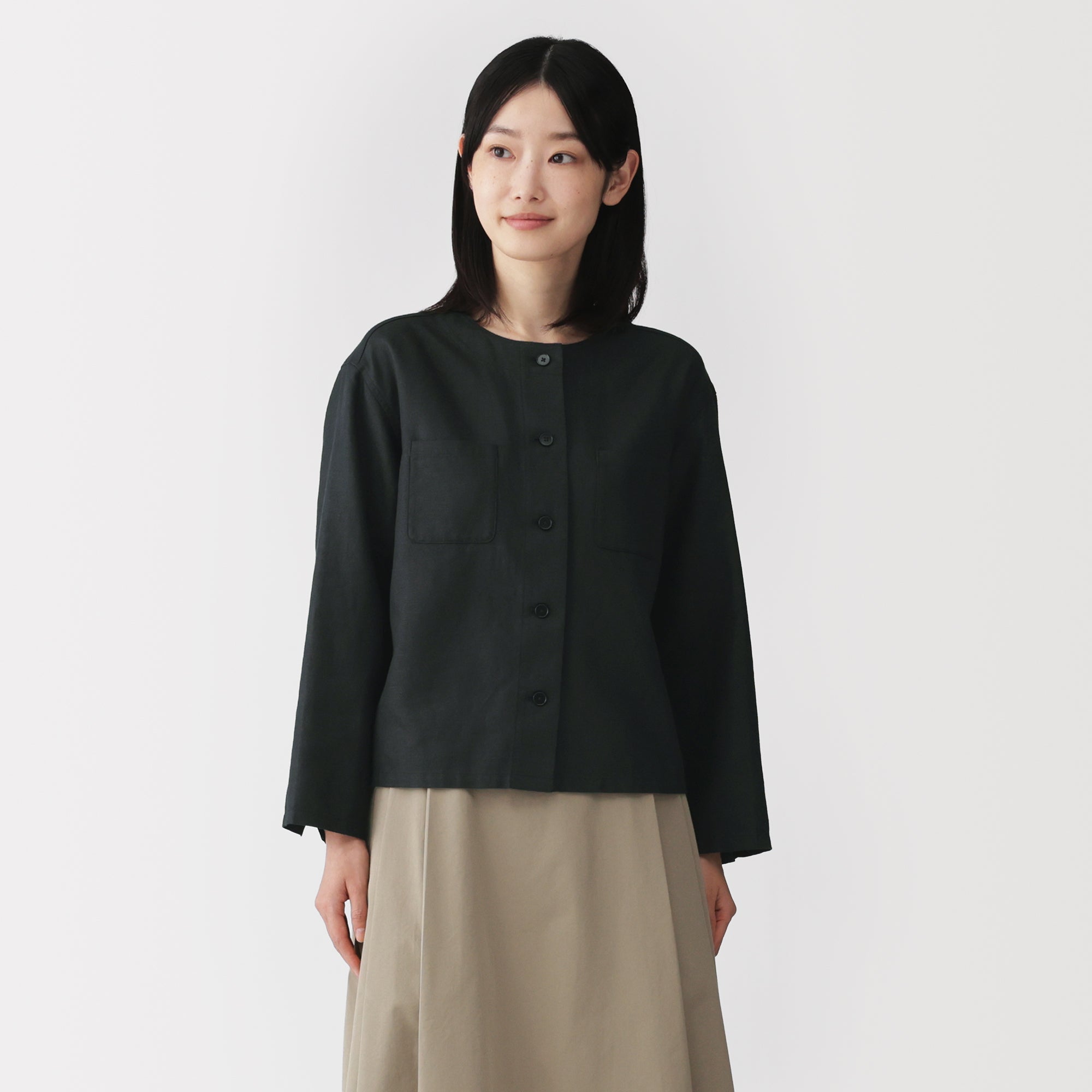 Hemp Blend Twill Shirt