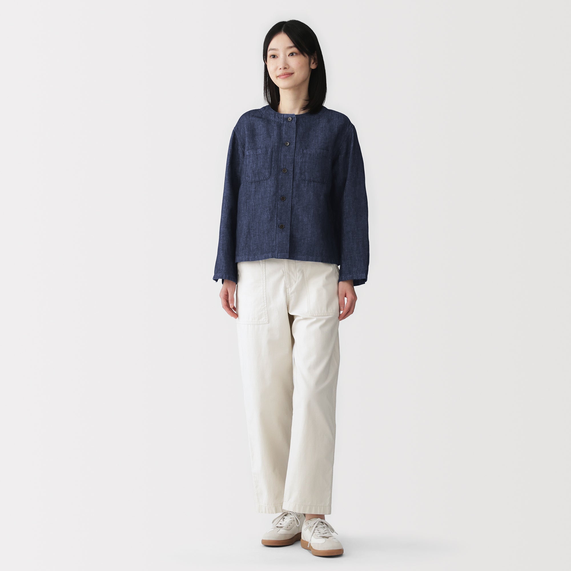 Hemp Blend Denim Shirt