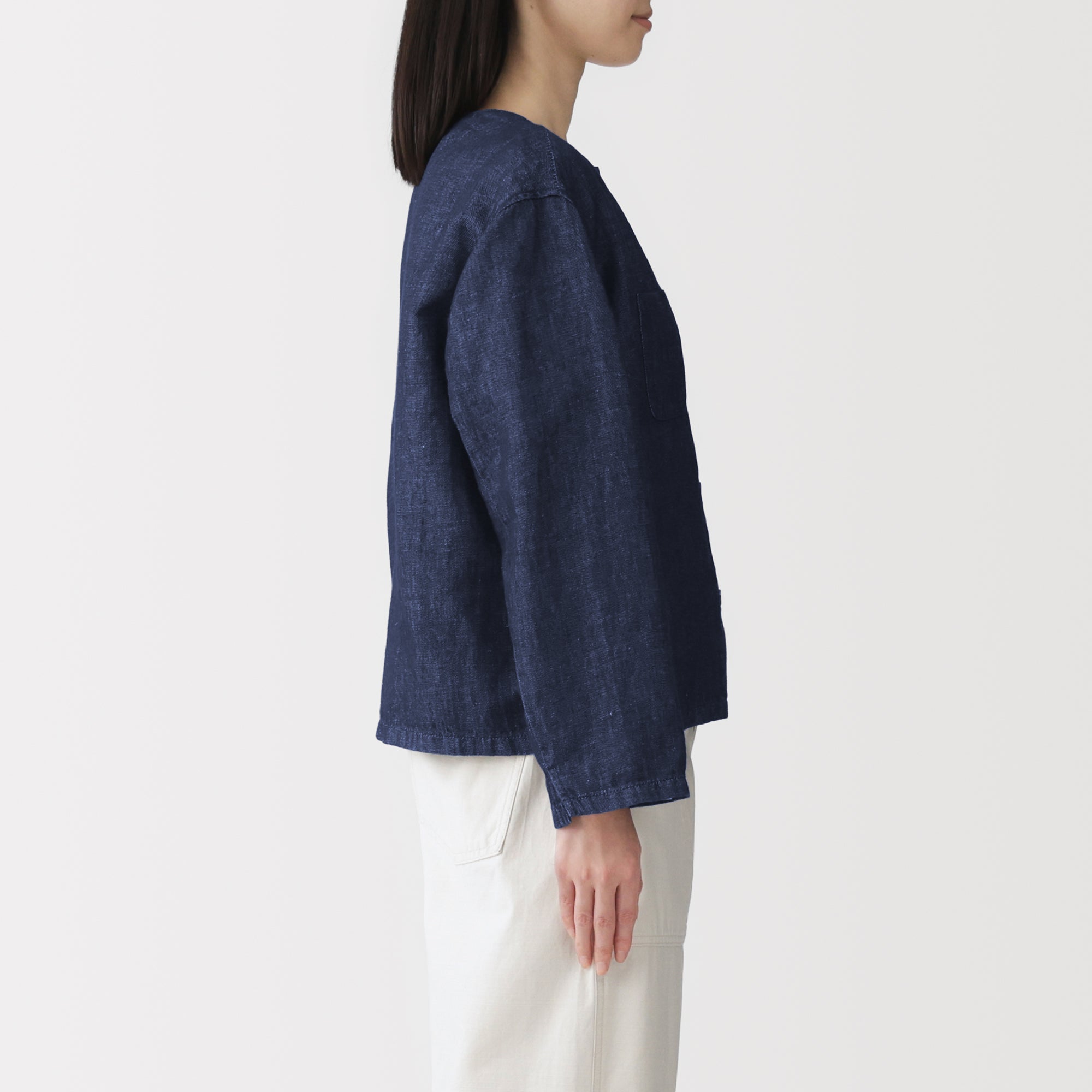 Hemp Blend Denim Shirt