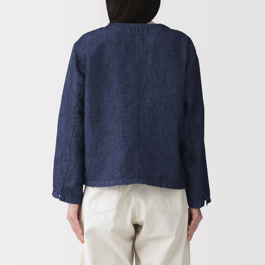 Hemp Blend Denim Shirt