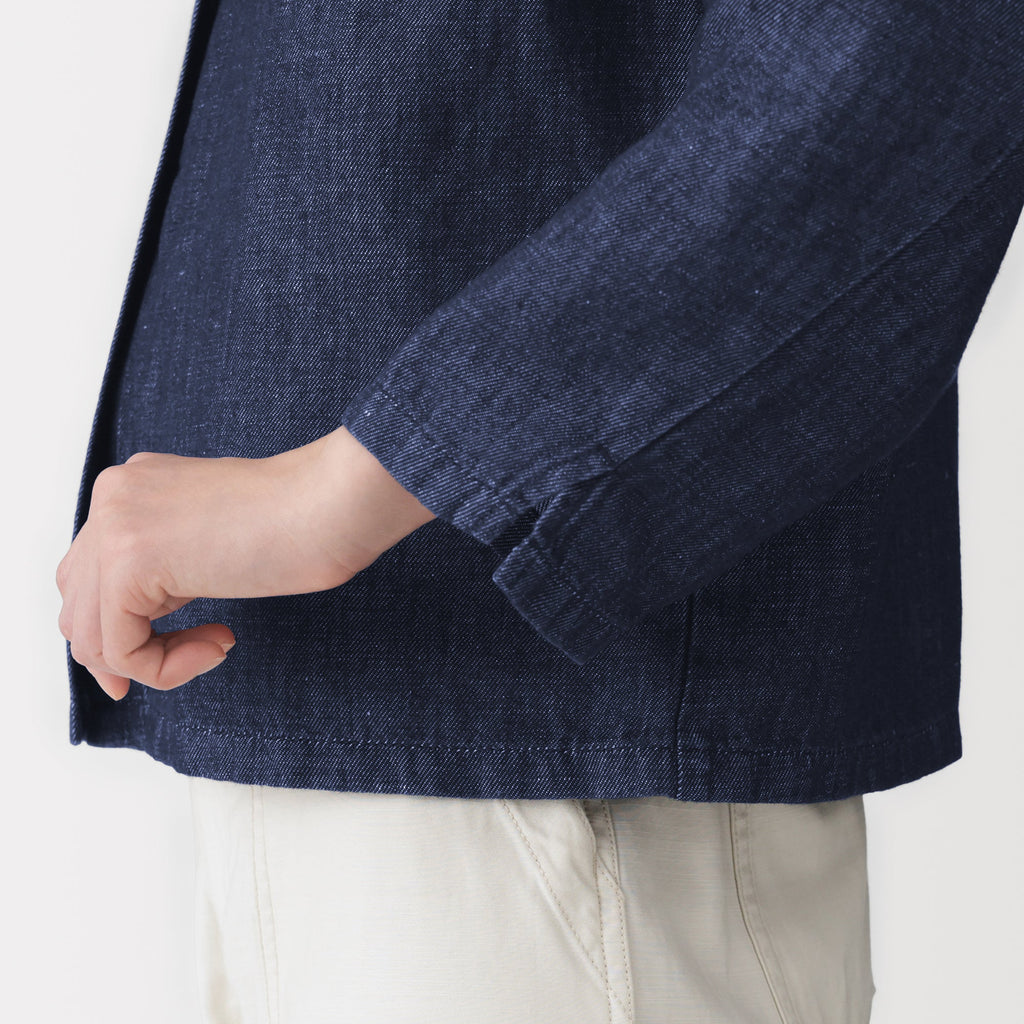 Hemp Blend Denim Shirt