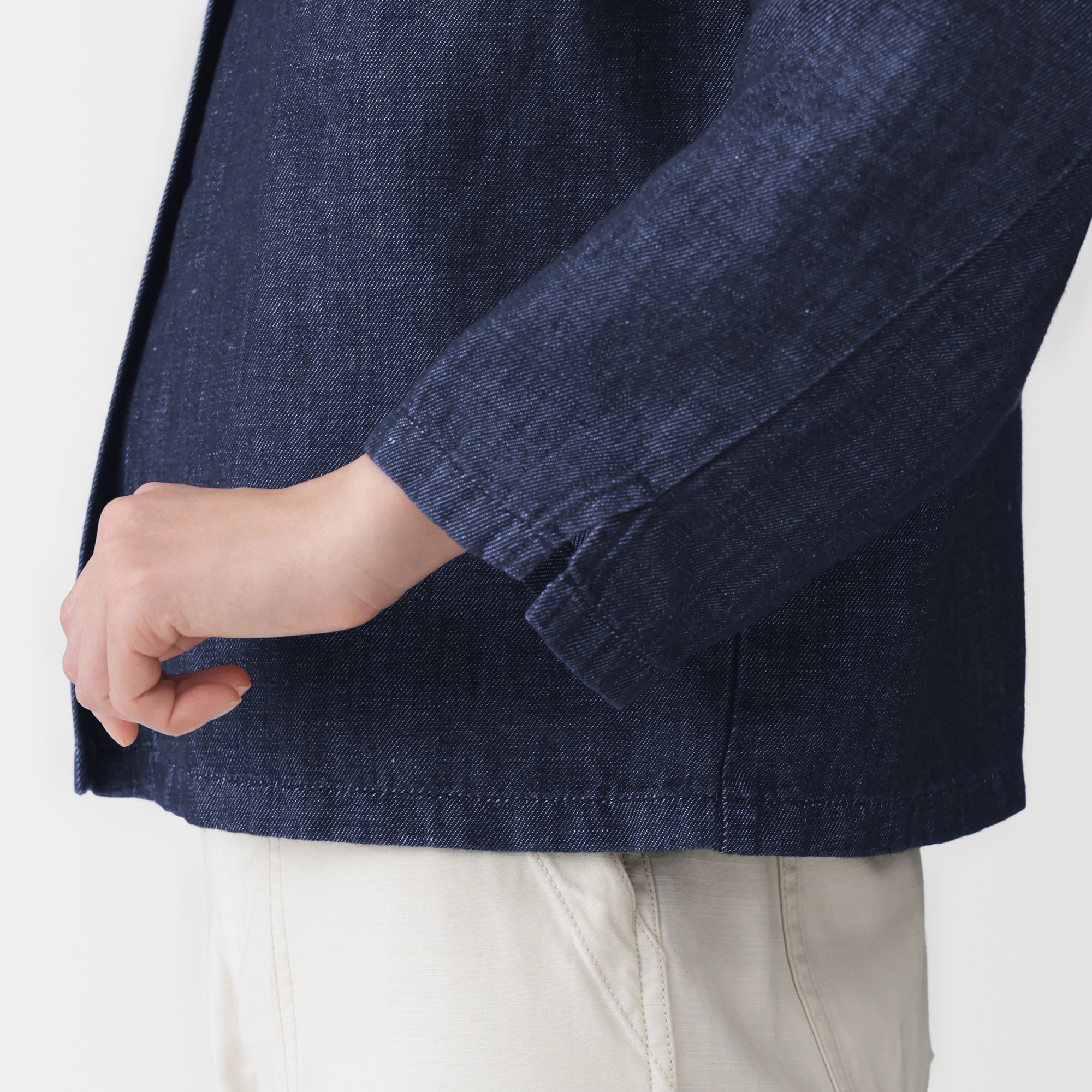 Hemp Blend Denim Shirt