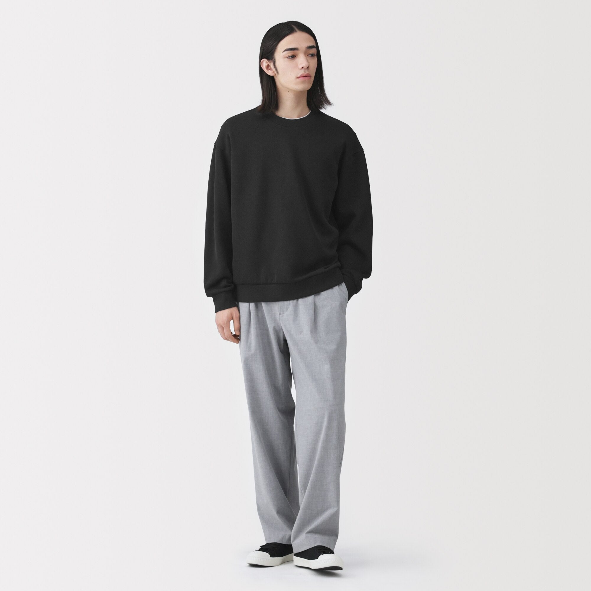 Double Knit Crewneck Pullover