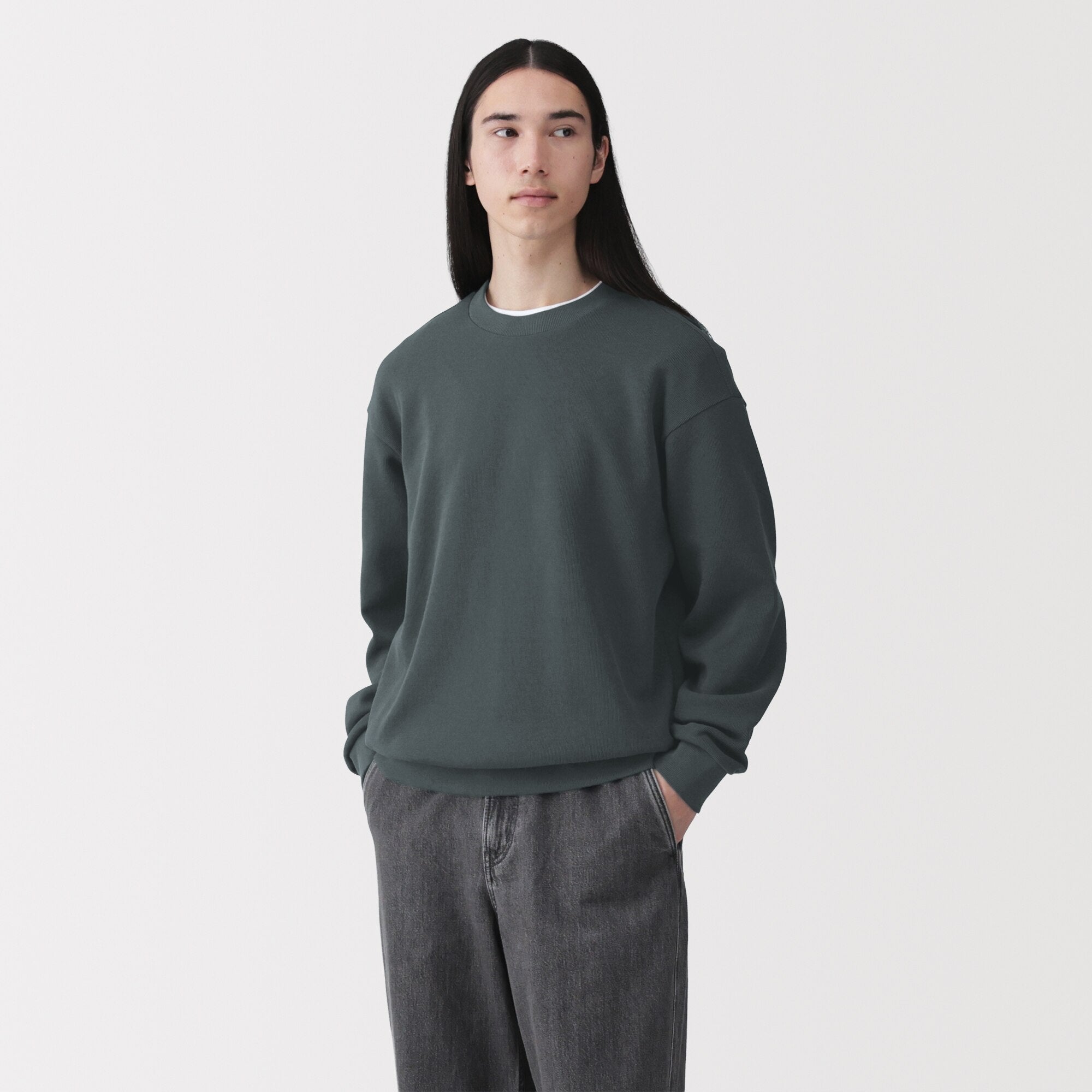 Double Knit Crewneck Pullover