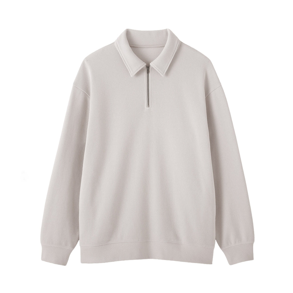 Double Knit Collared Pullover