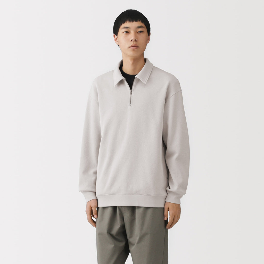 Double Knit Collared Pullover