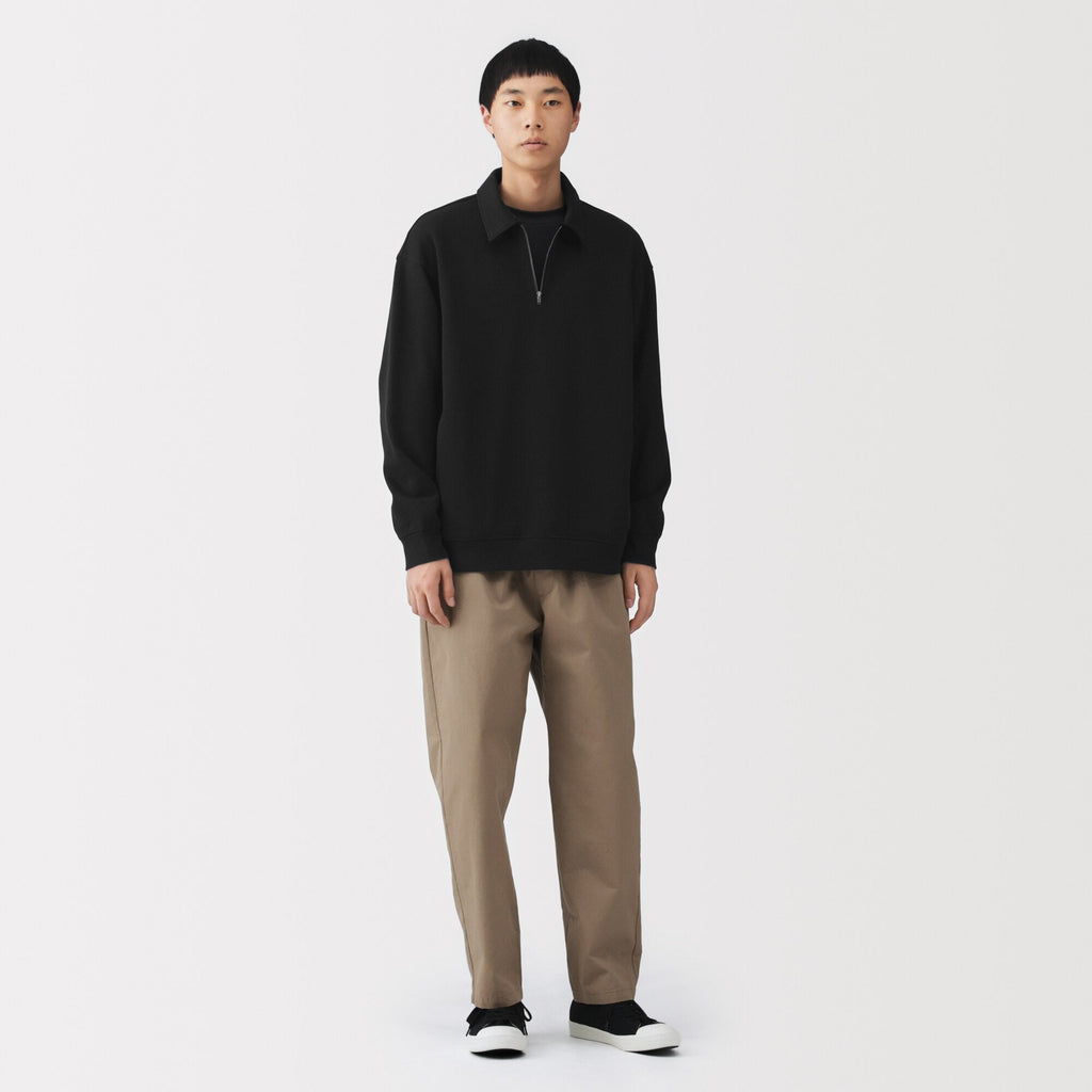 Double Knit Collared Pullover