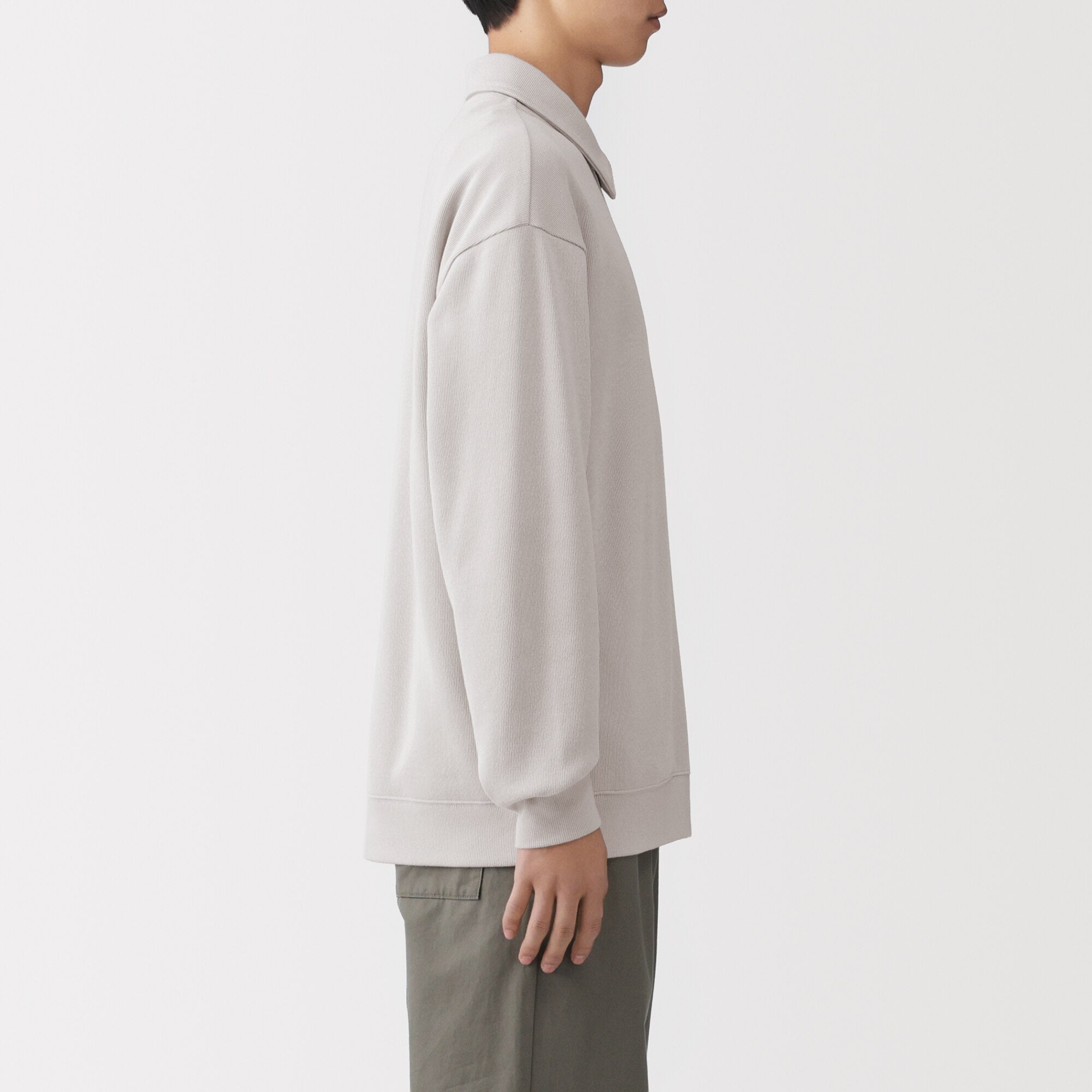 Double Knit Collared Pullover
