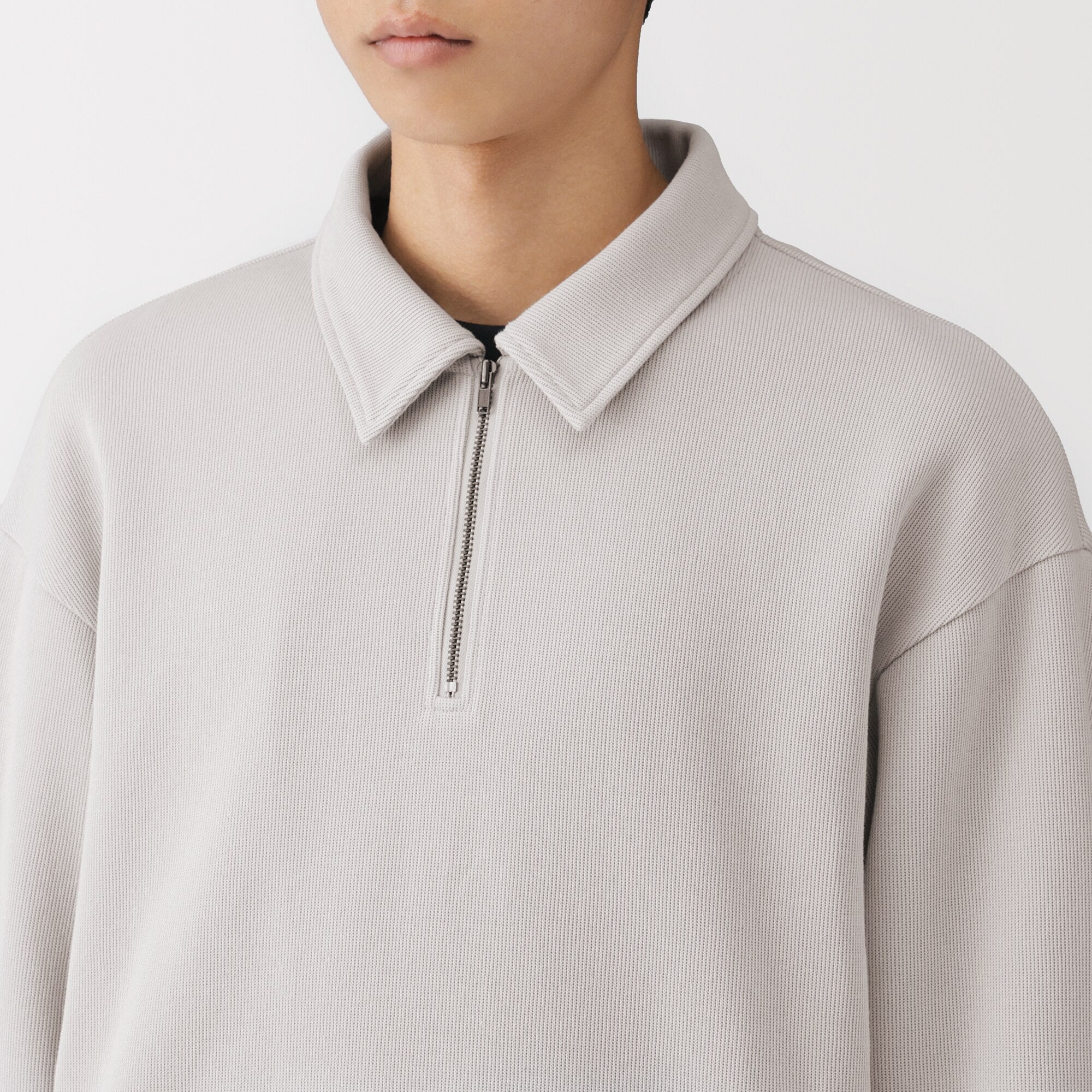 Double Knit Collared Pullover