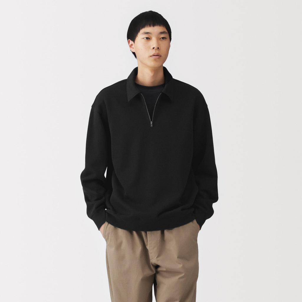 Double Knit Collared Pullover
