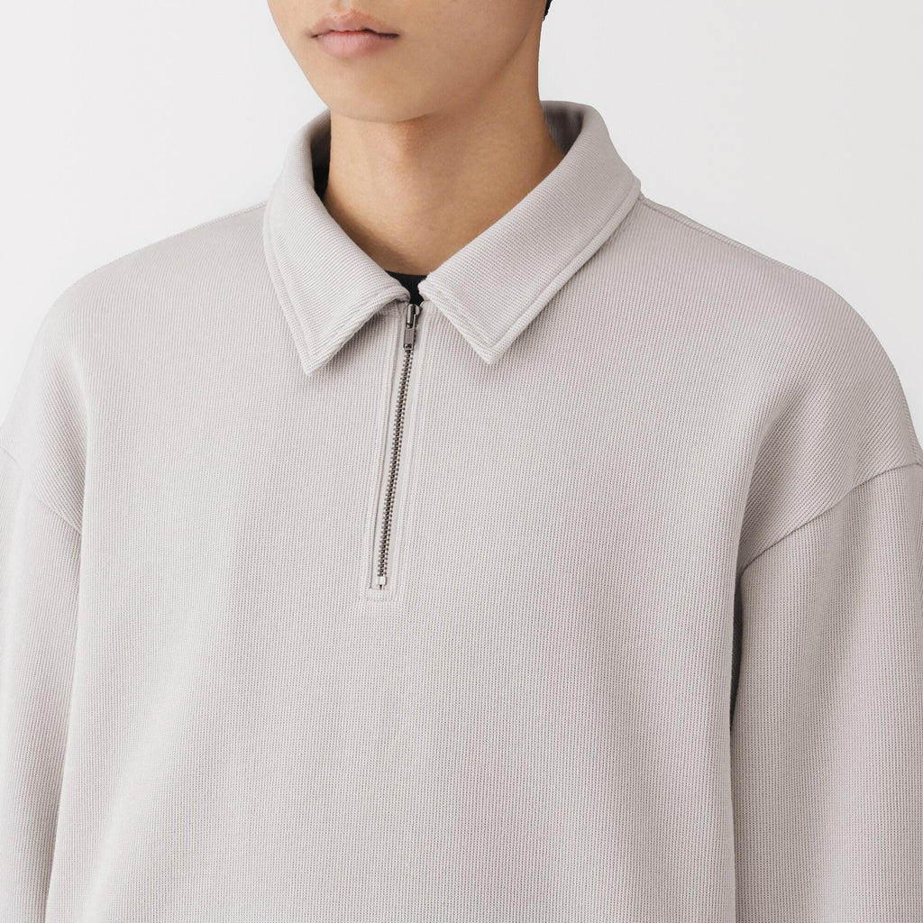 Double Knit Collared Pullover