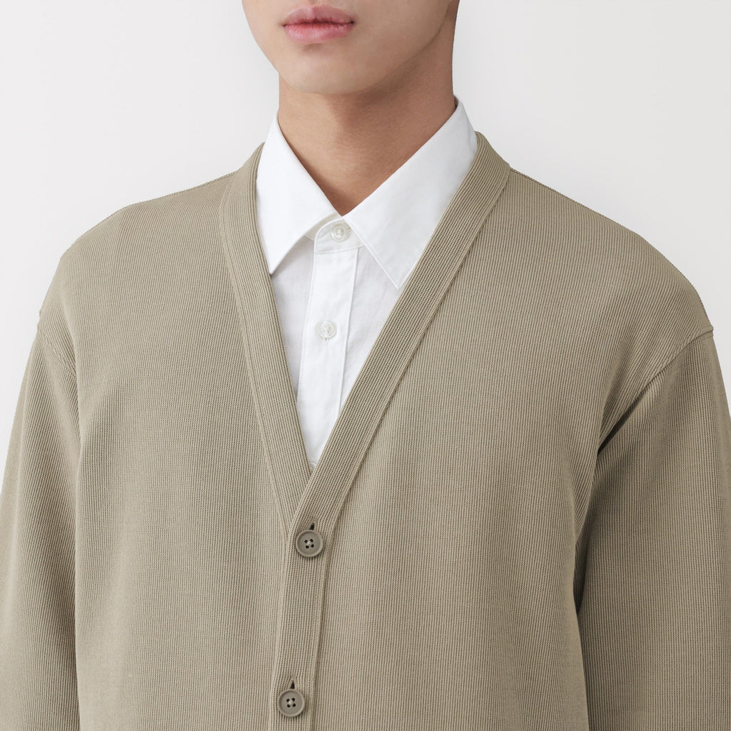 Double Knit V-Neck Cardigan