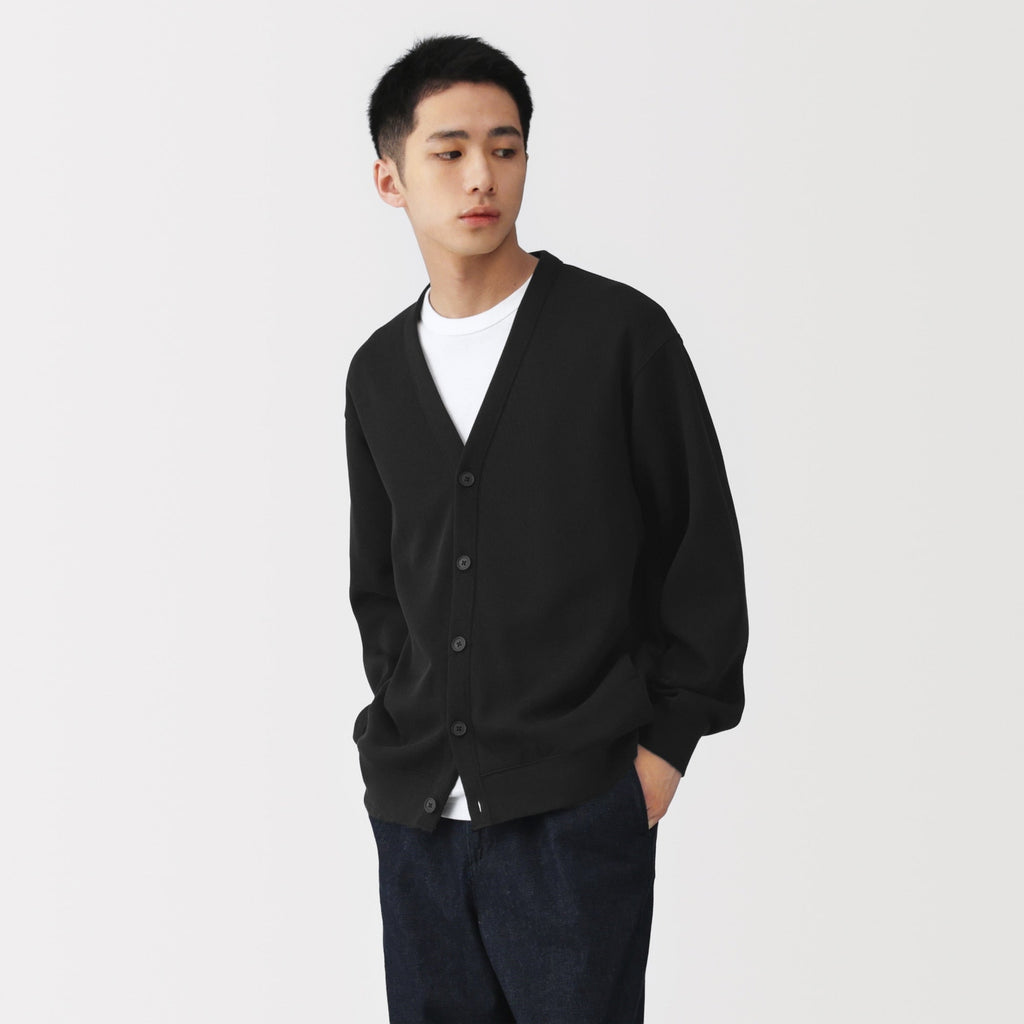 Double Knit V-Neck Cardigan