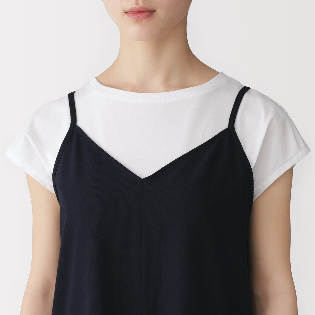 Breathable Seersucker Cami Jumpsuit