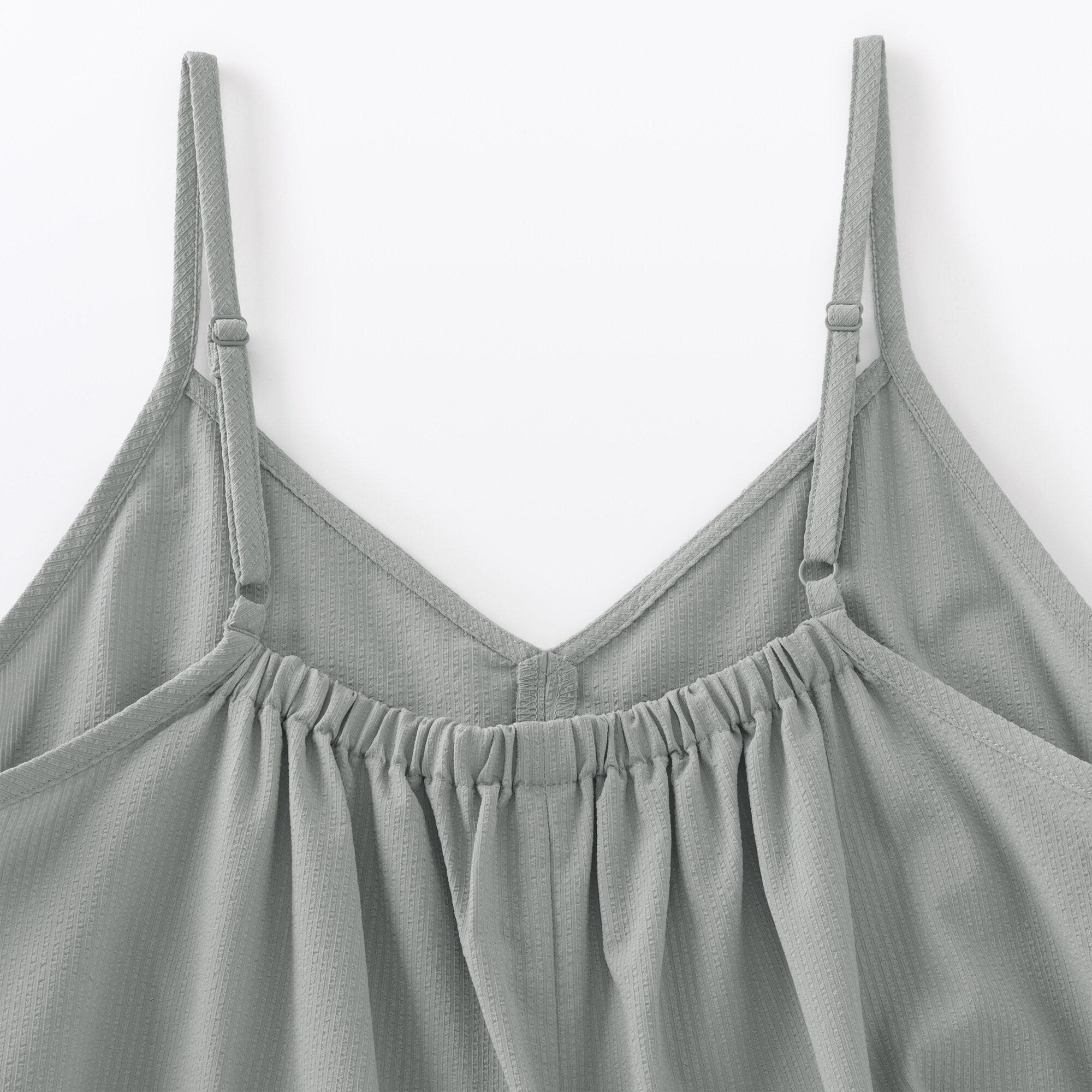 Breathable Seersucker Cami Jumpsuit
