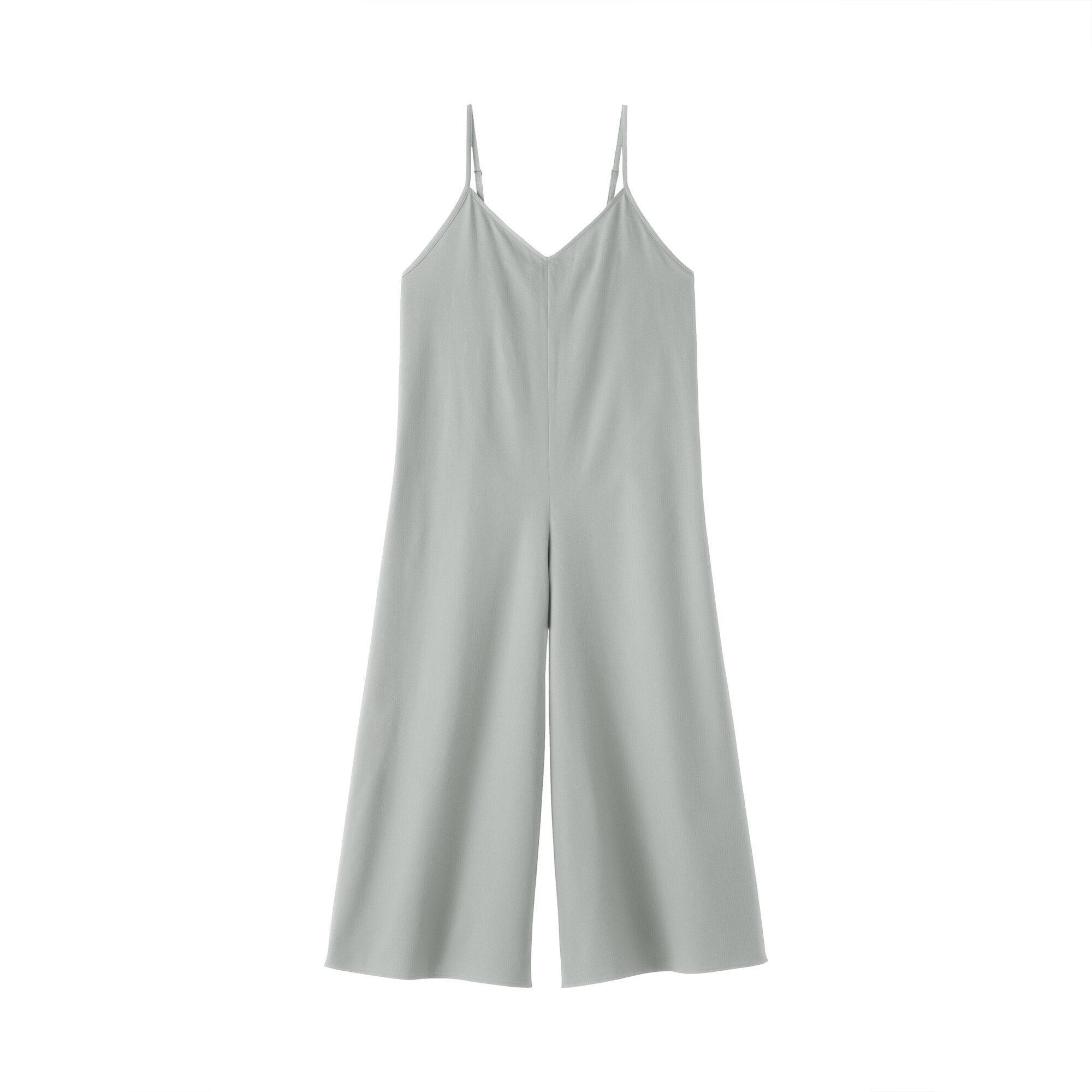 Breathable Seersucker Cami Jumpsuit