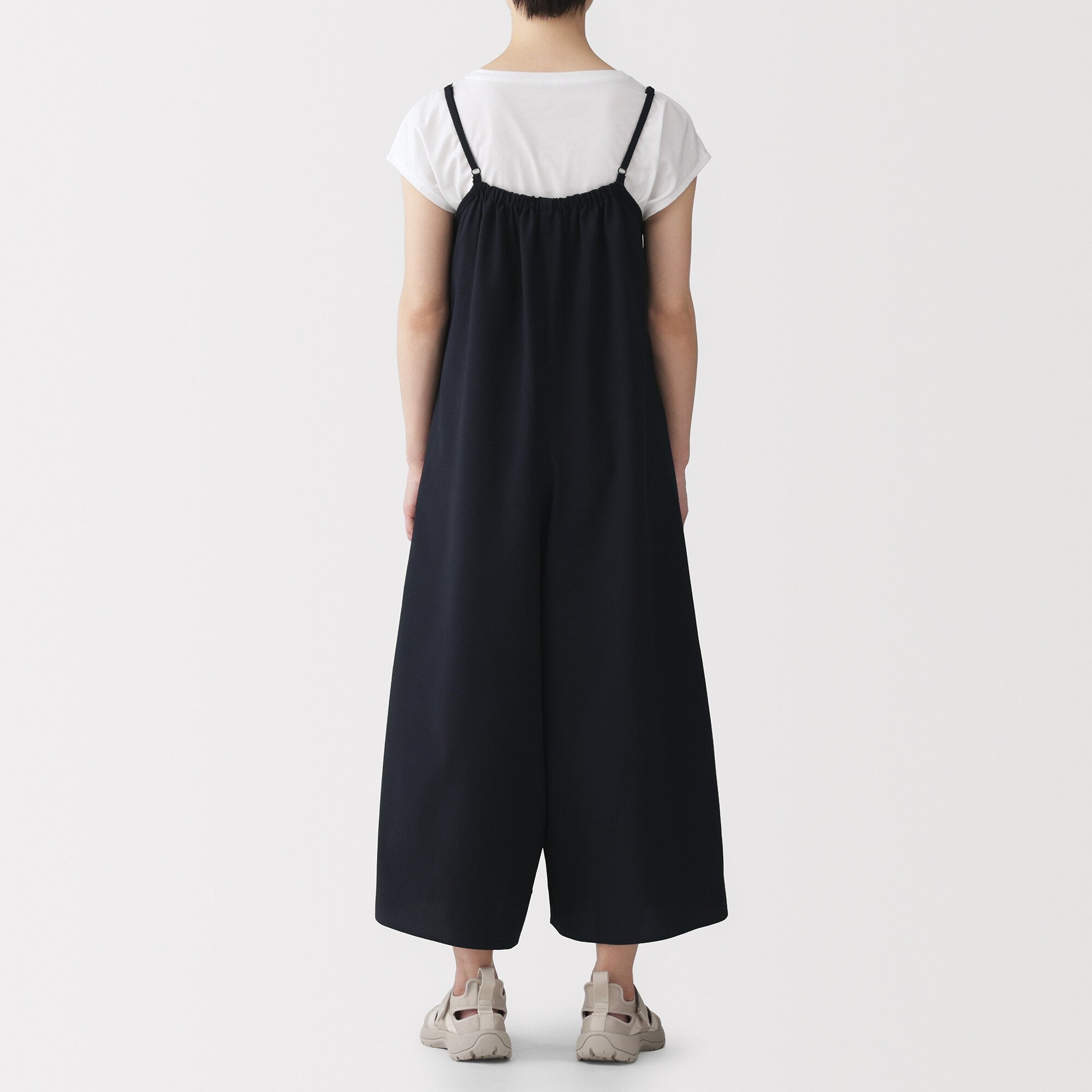 Breathable Seersucker Cami Jumpsuit