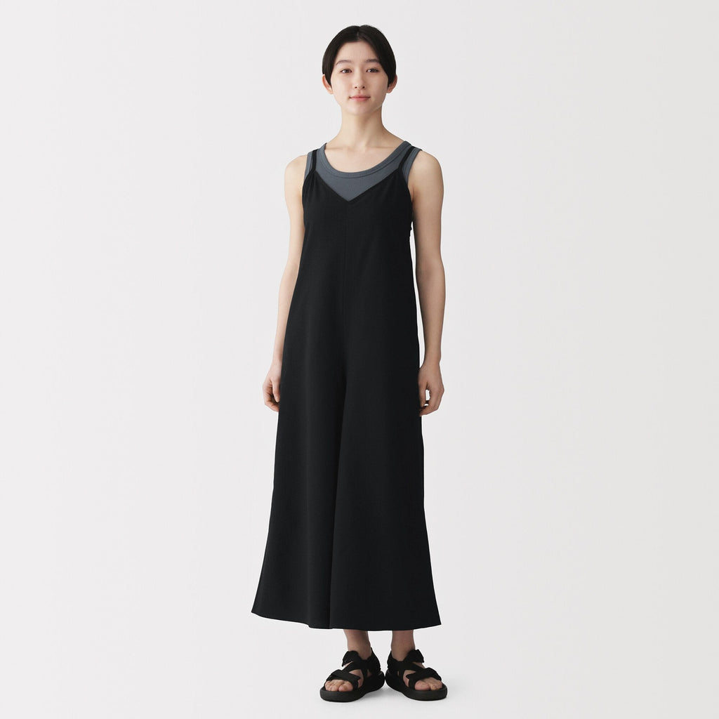 Breathable Seersucker Cami Jumpsuit