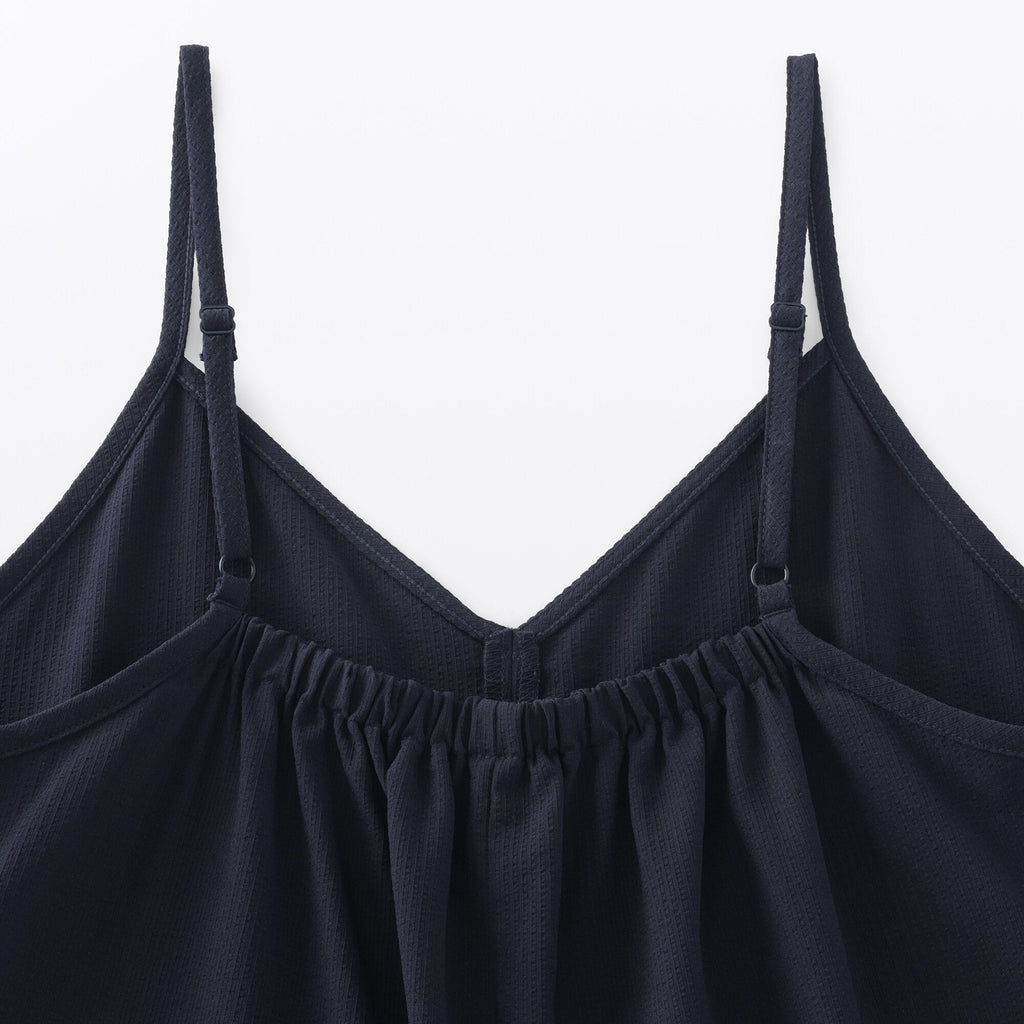 Breathable Seersucker Cami Jumpsuit